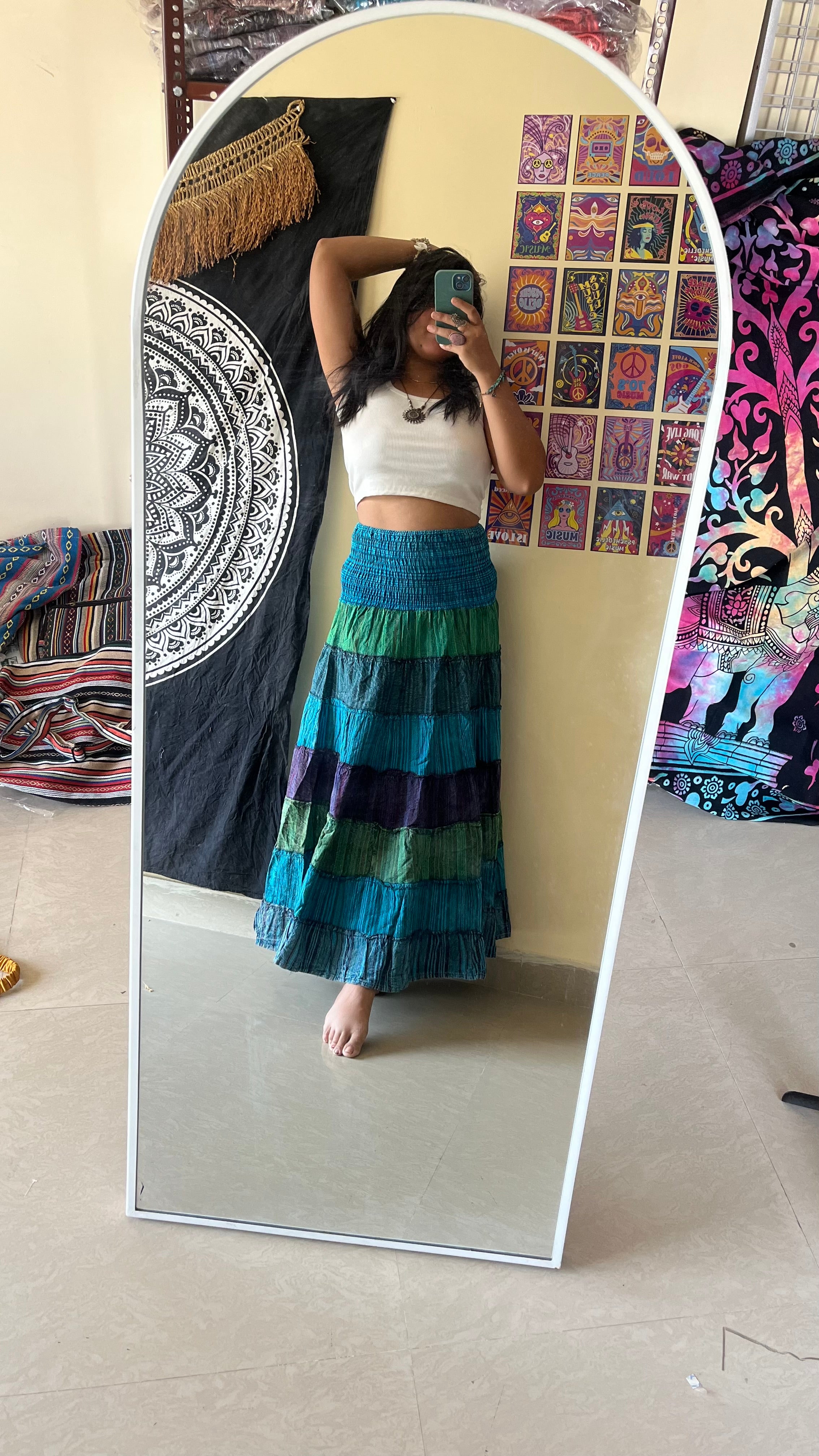 Boho Skirt - Sea