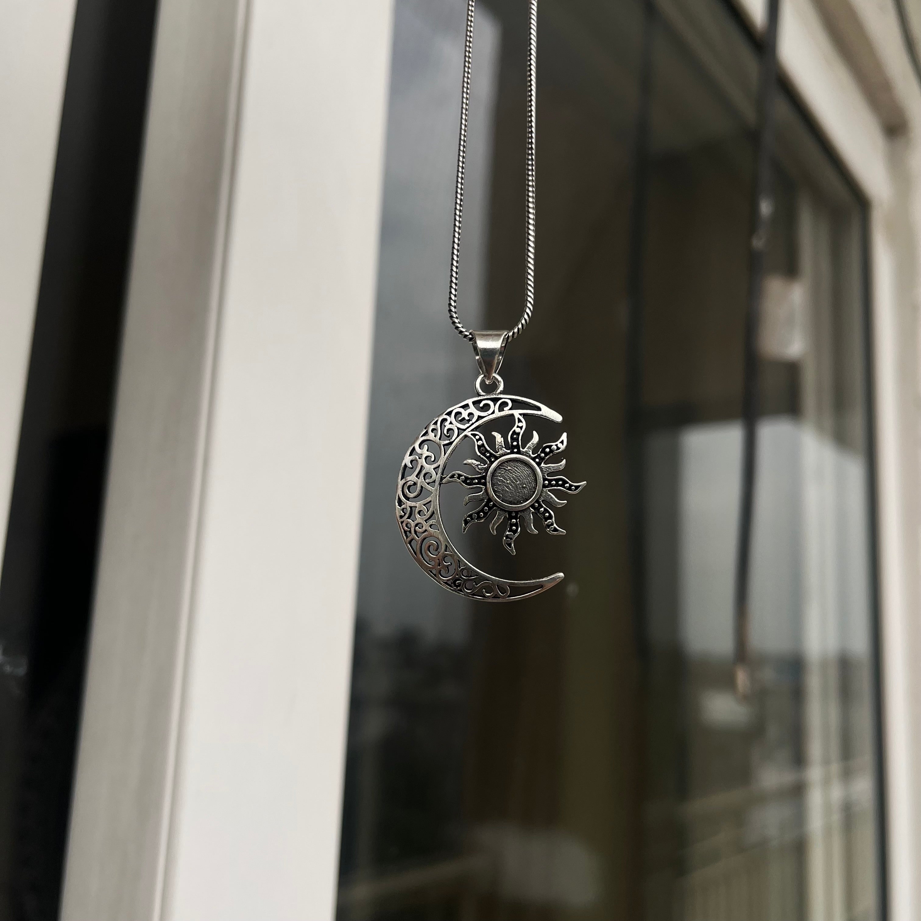 Sun-Moon Pendant & Chain