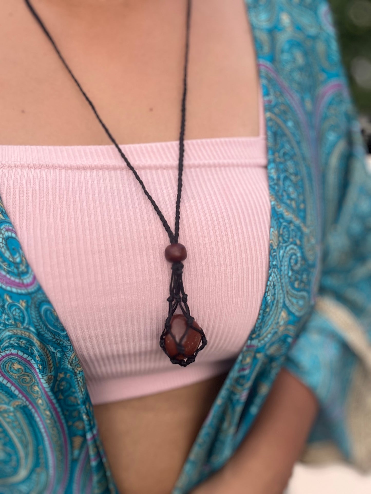 Bohemian Gemstone Necklace