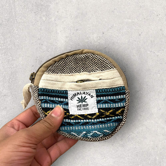 Mini Hemp Pouch (Round)