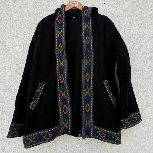 Himachali Jacket - Black
