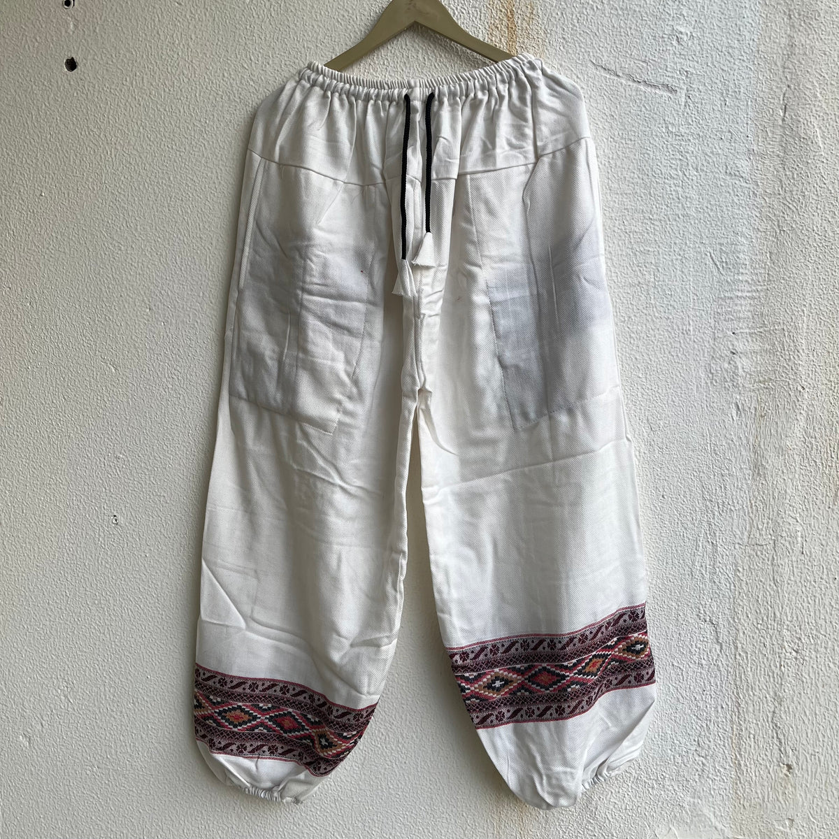 Woollen Pahadi Kullu Pants- Cream
