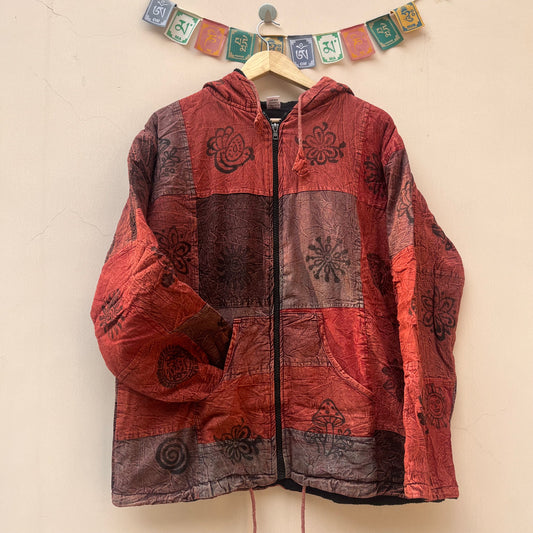 Pahadi Nepali Jacket - Brick