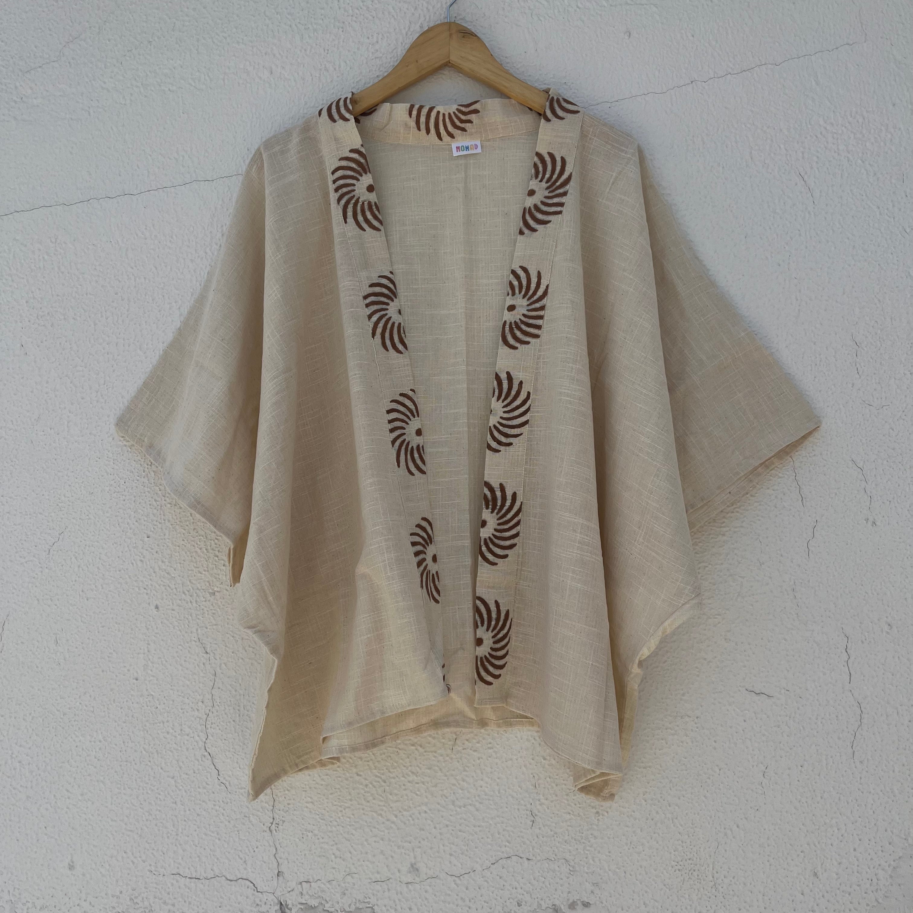 Arika Cotton Shrug- Ivory
