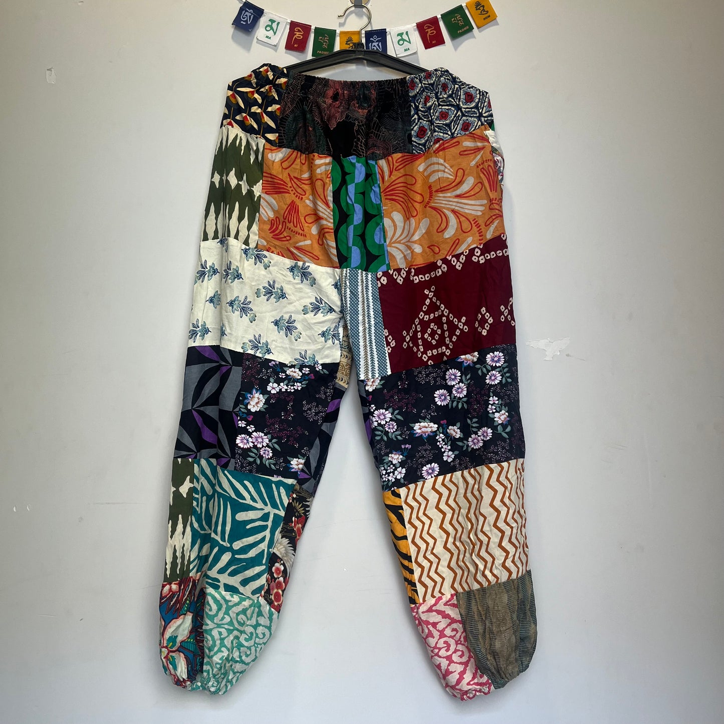 Loose Patchwork Pants