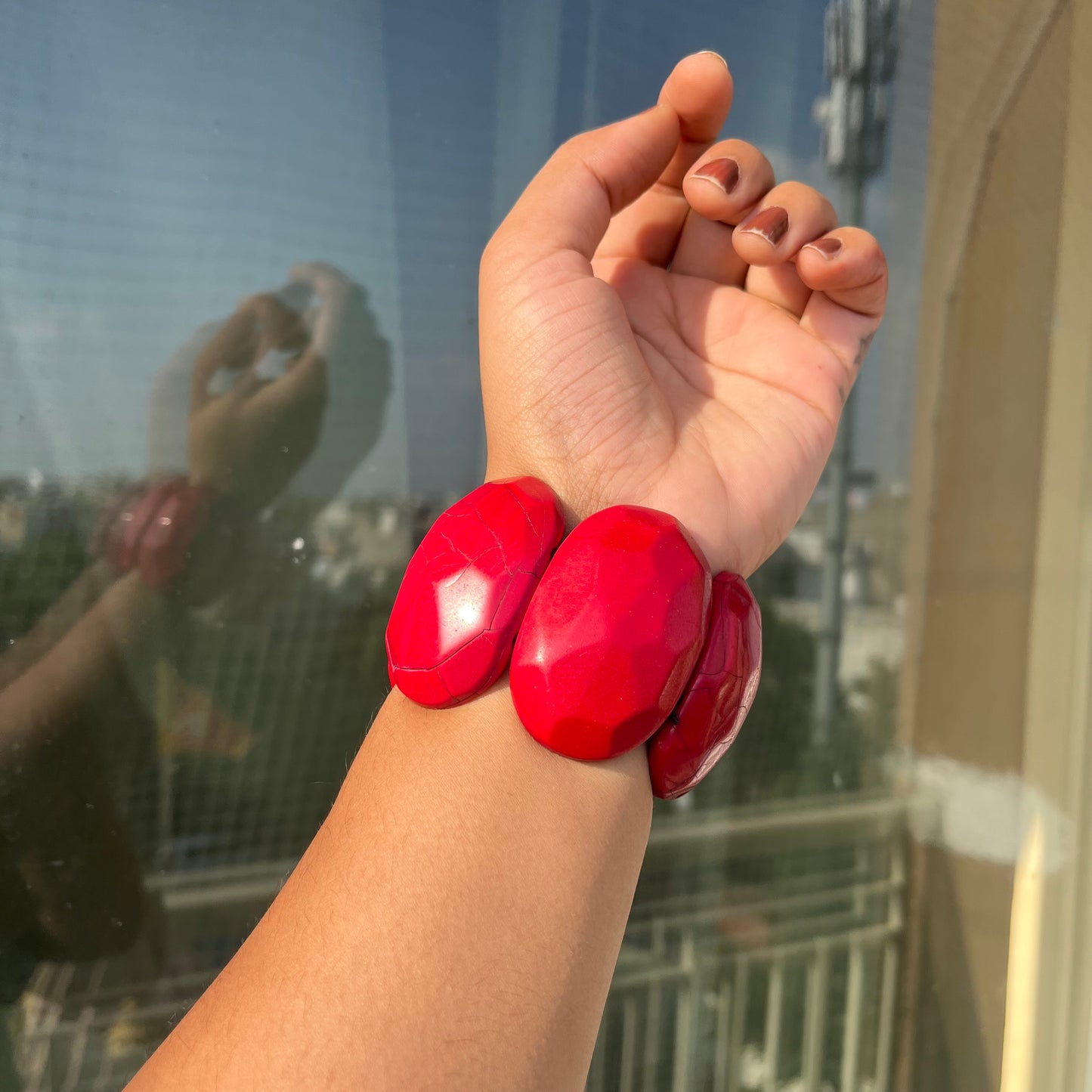 Vintage Acrylic Bracelet