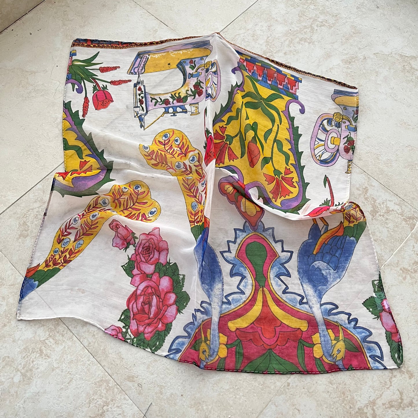 Chiffon Bandana : Multicolour