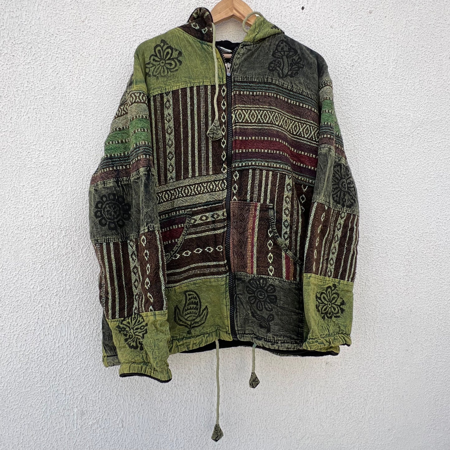 Pahadi Thread Jacket - Forest