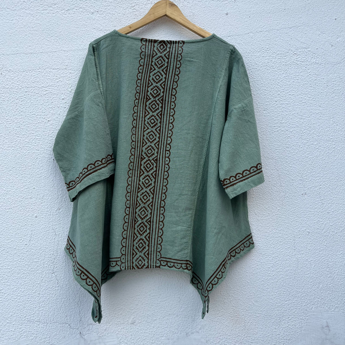 Bairan Cotton Top- Sage Green