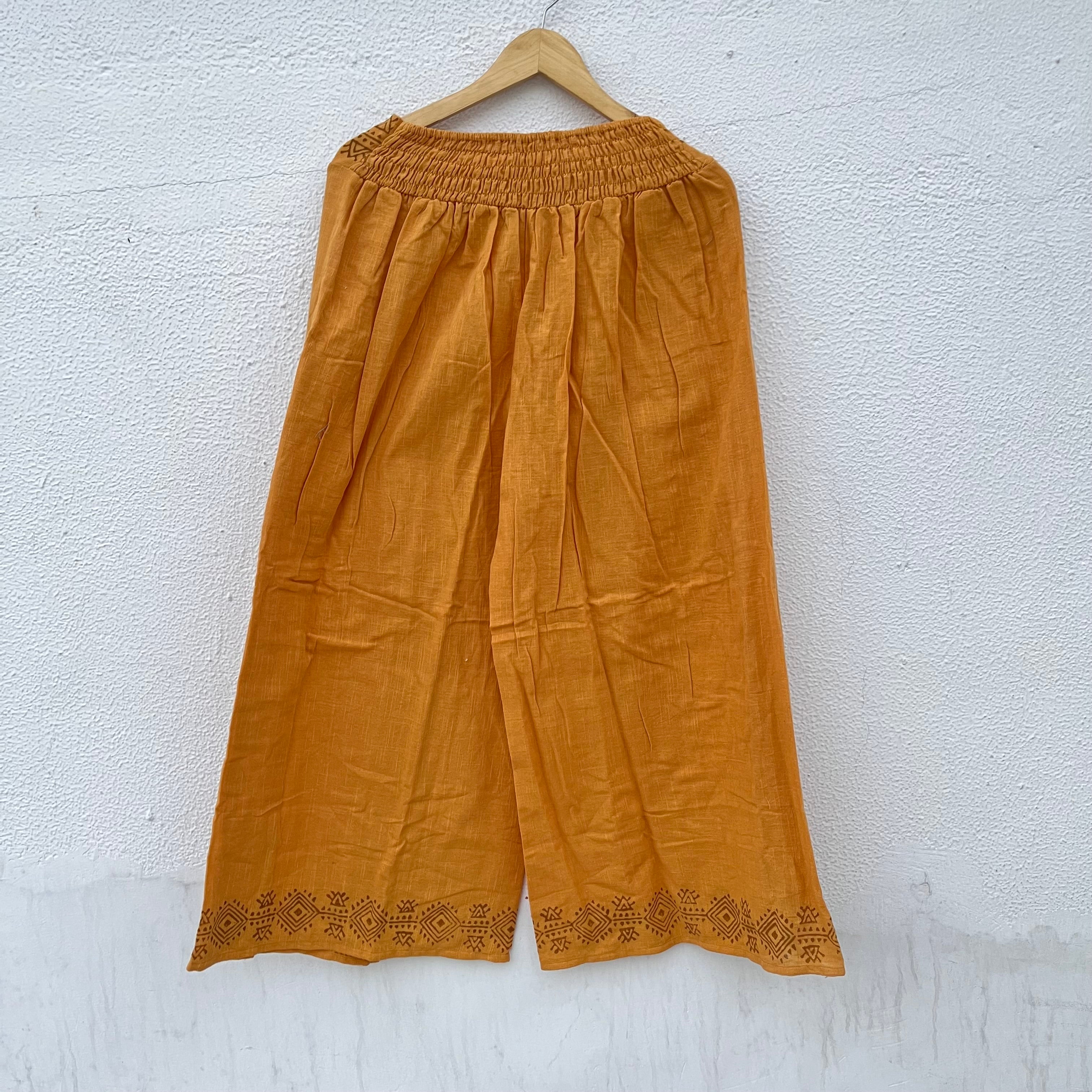 Mastani Cotton Pant- Mustard
