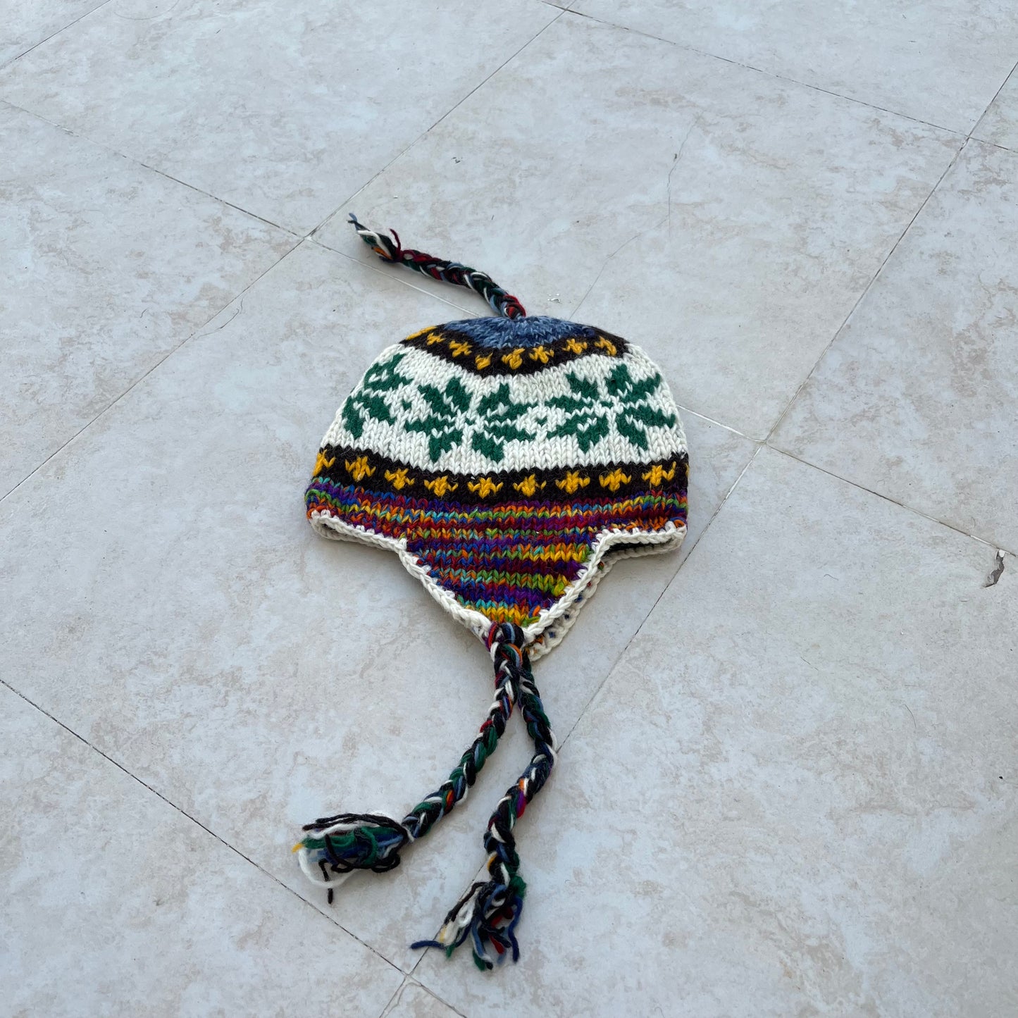 Winter Cap with braids