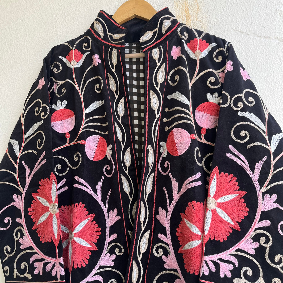 Jaipuri Thread Velvet Jacket