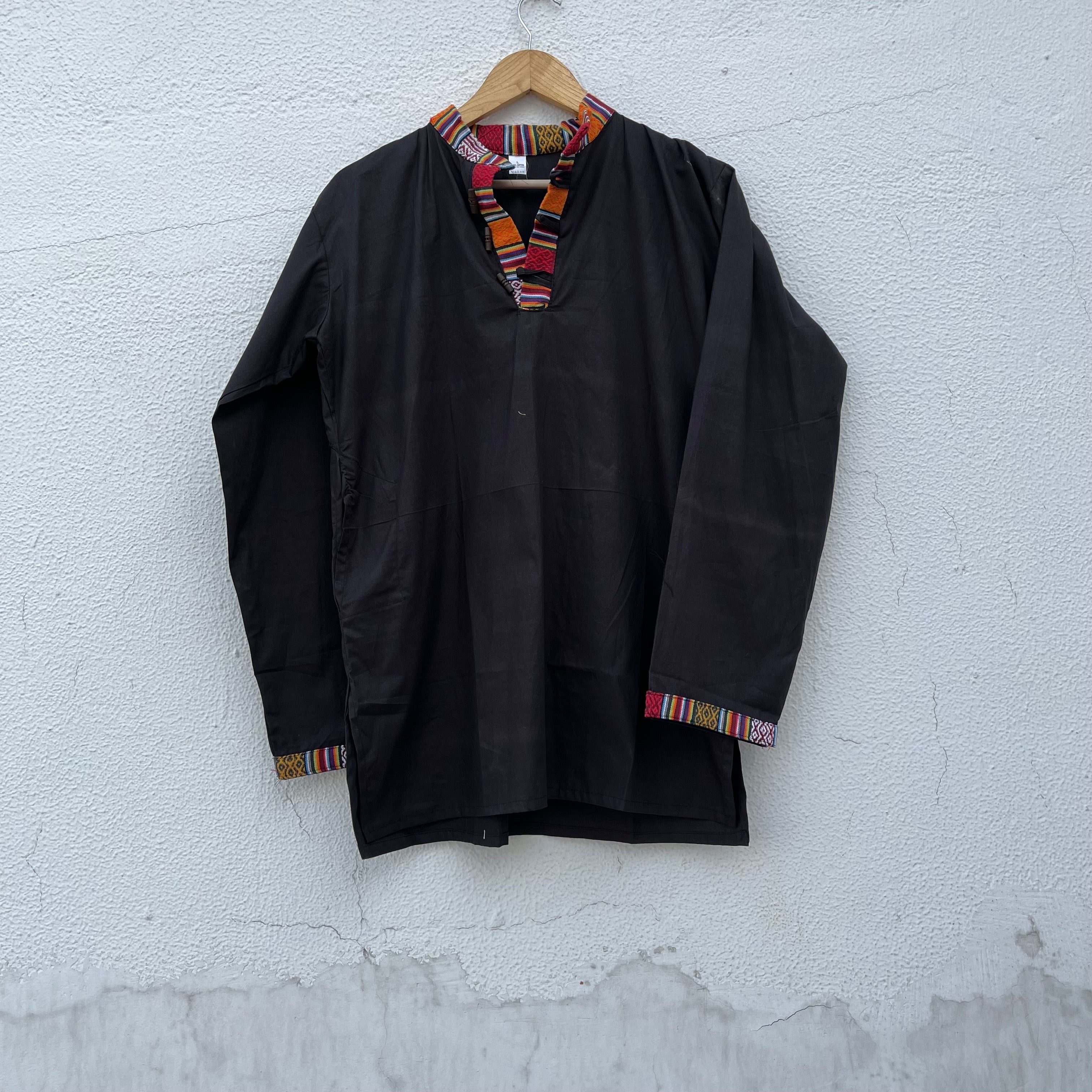 Nepali Kurta - Black