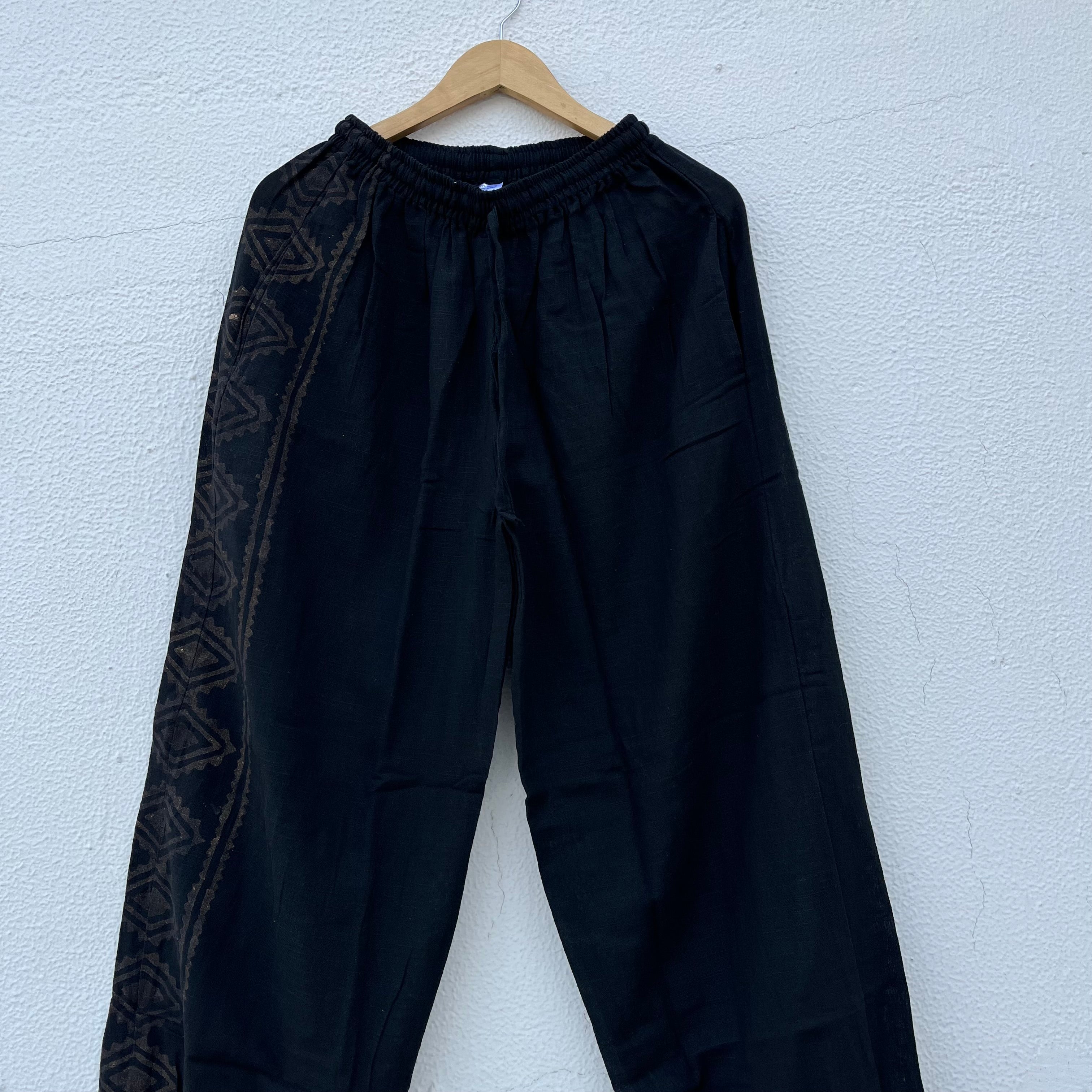 Moksha Cotton Pant- Midnight Black