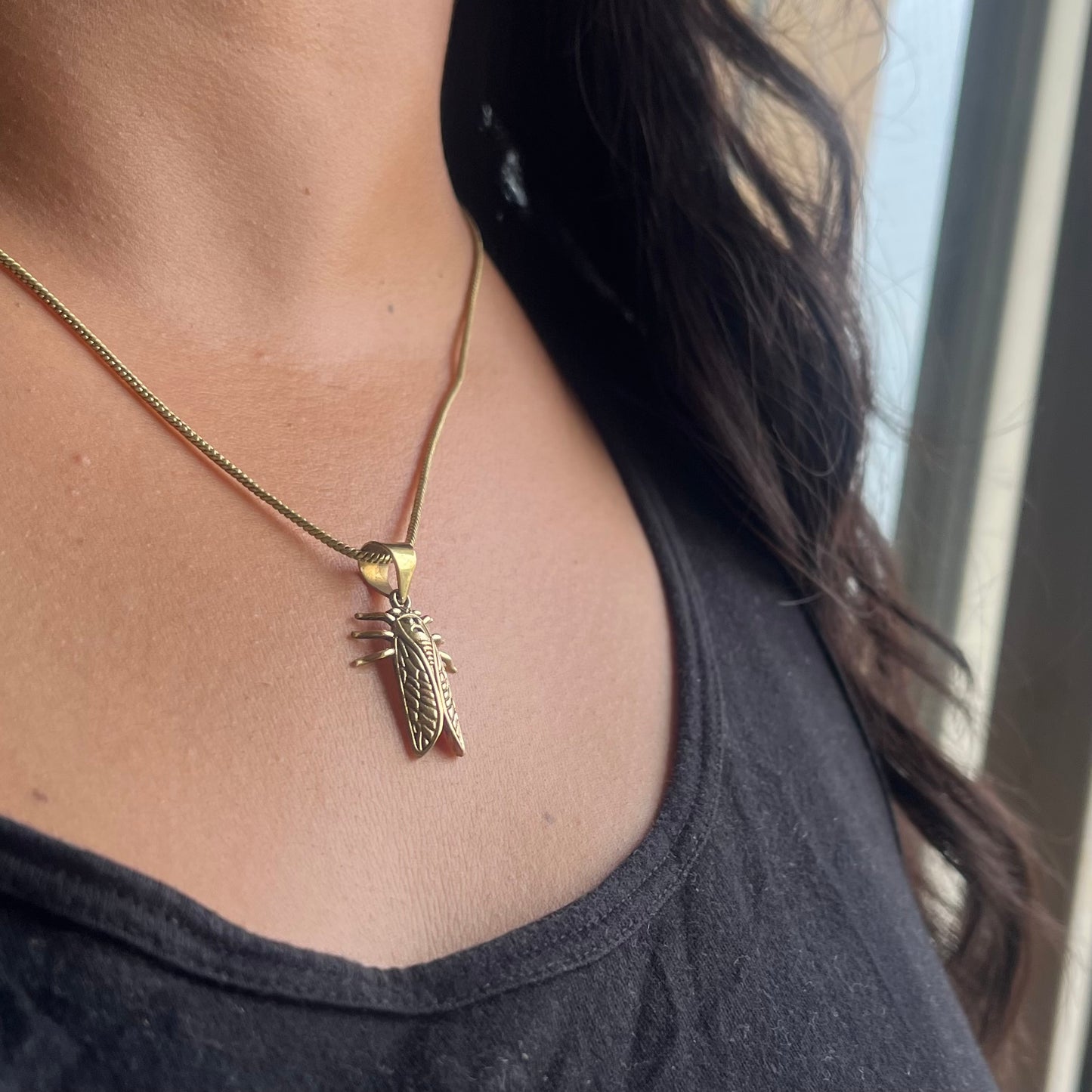 Bug Pendant & Chain