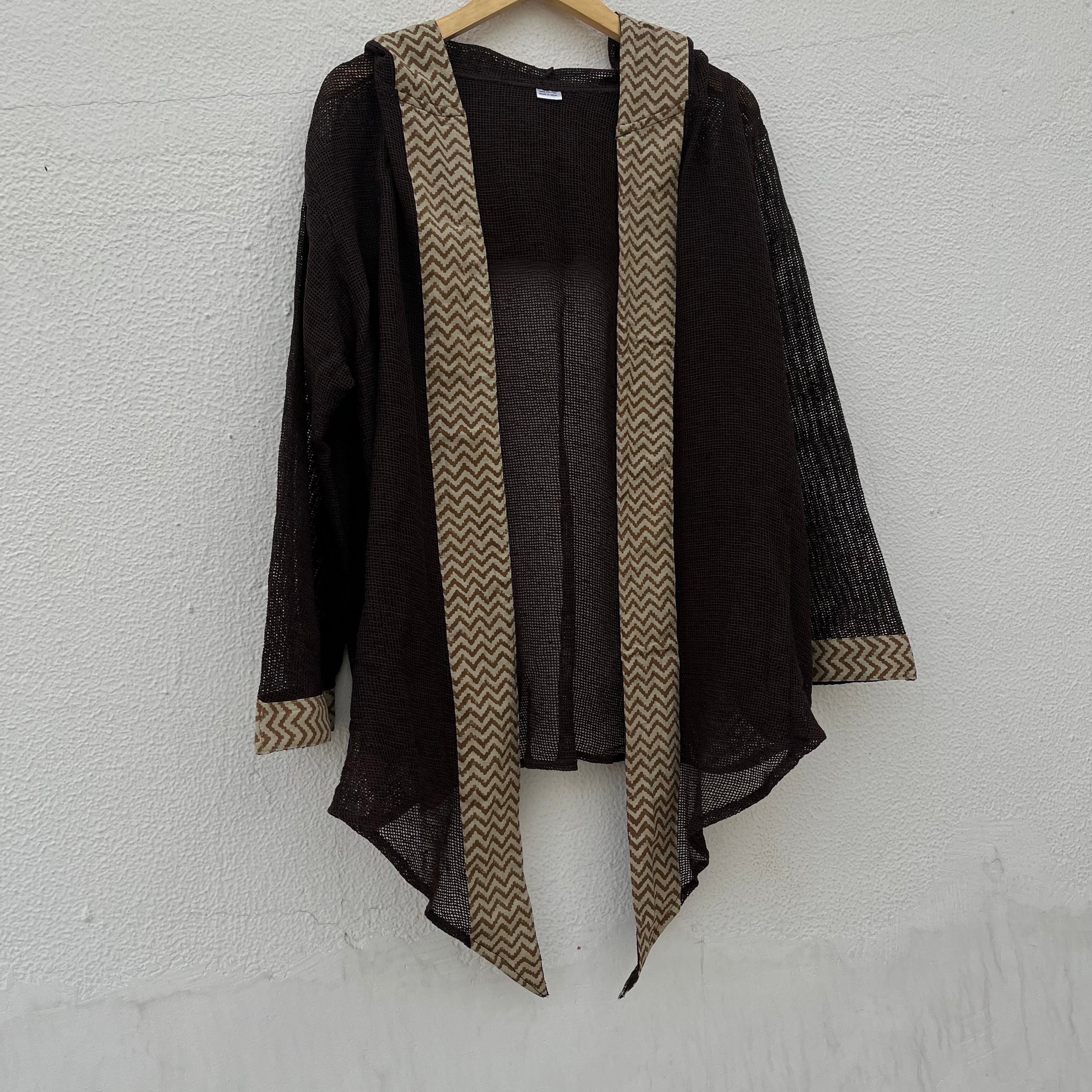 Kabira Cotton Shrug - Claywood Brown