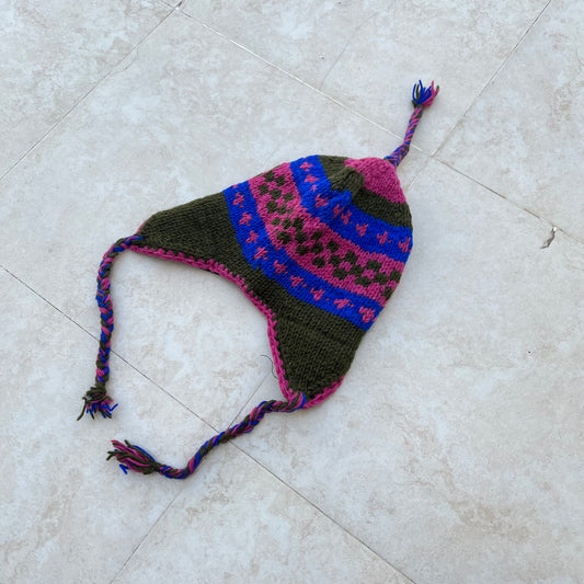 Winter Cap with braids