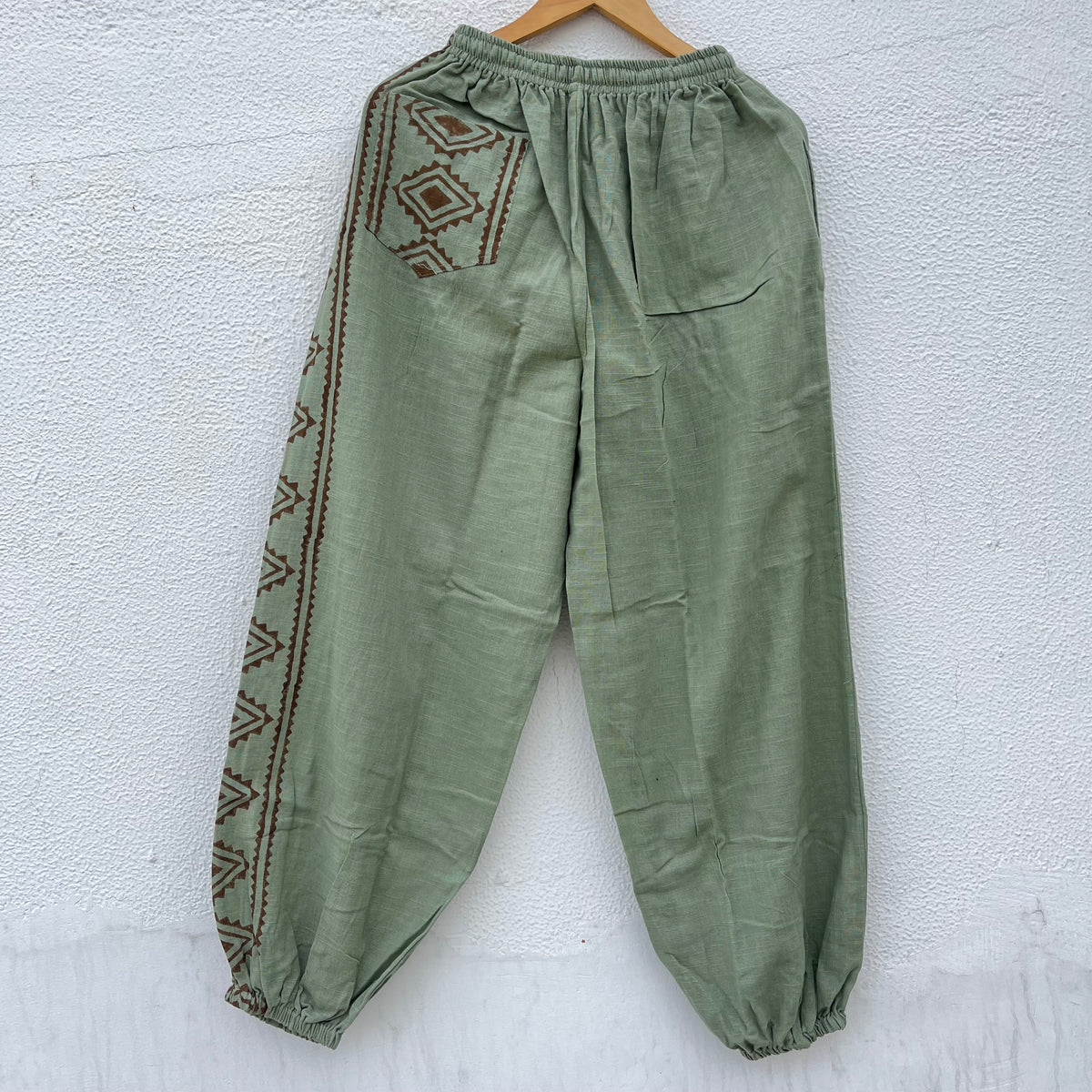 Moksha Cotton Pant- Sage Green