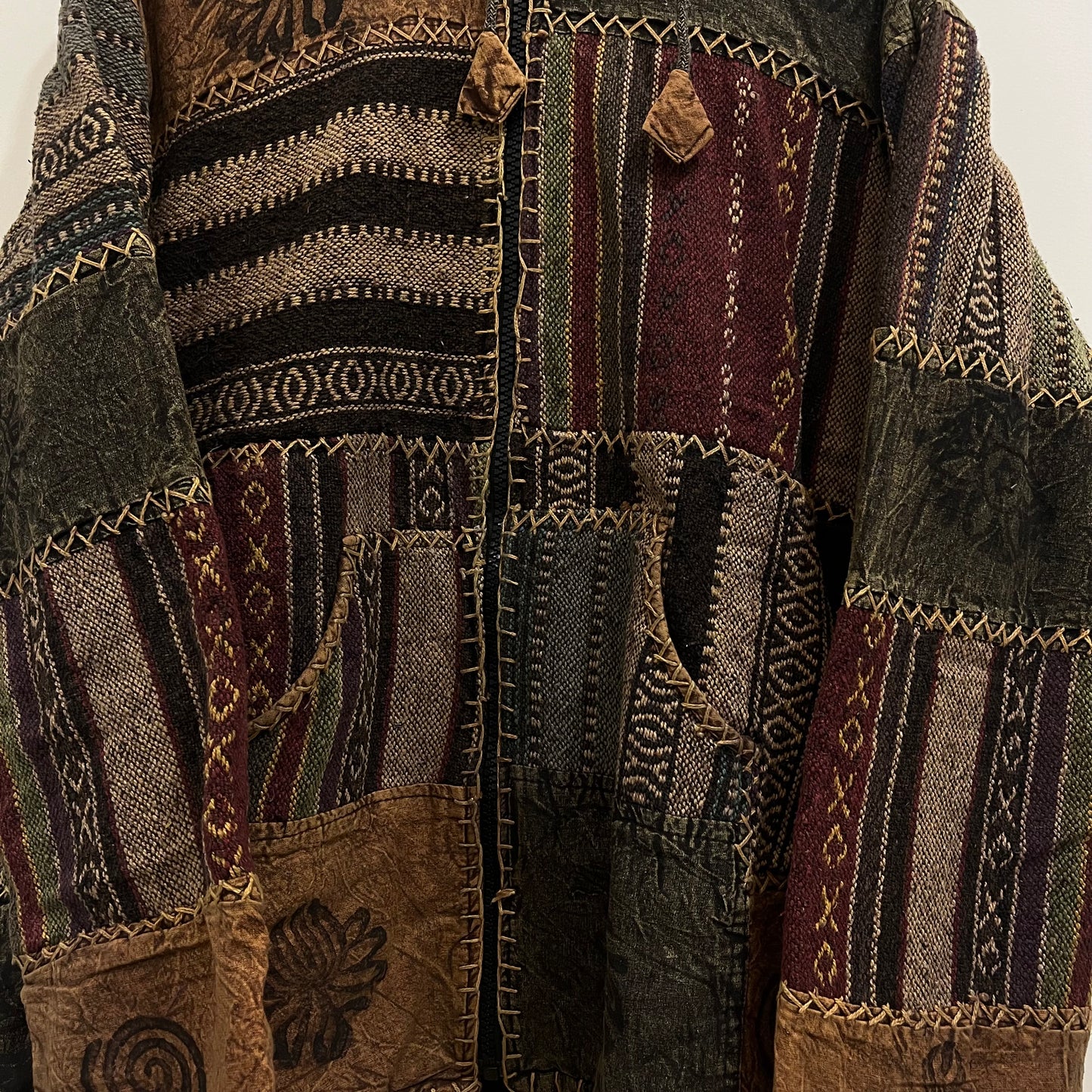 Himalayan Threads Jacket- Rust