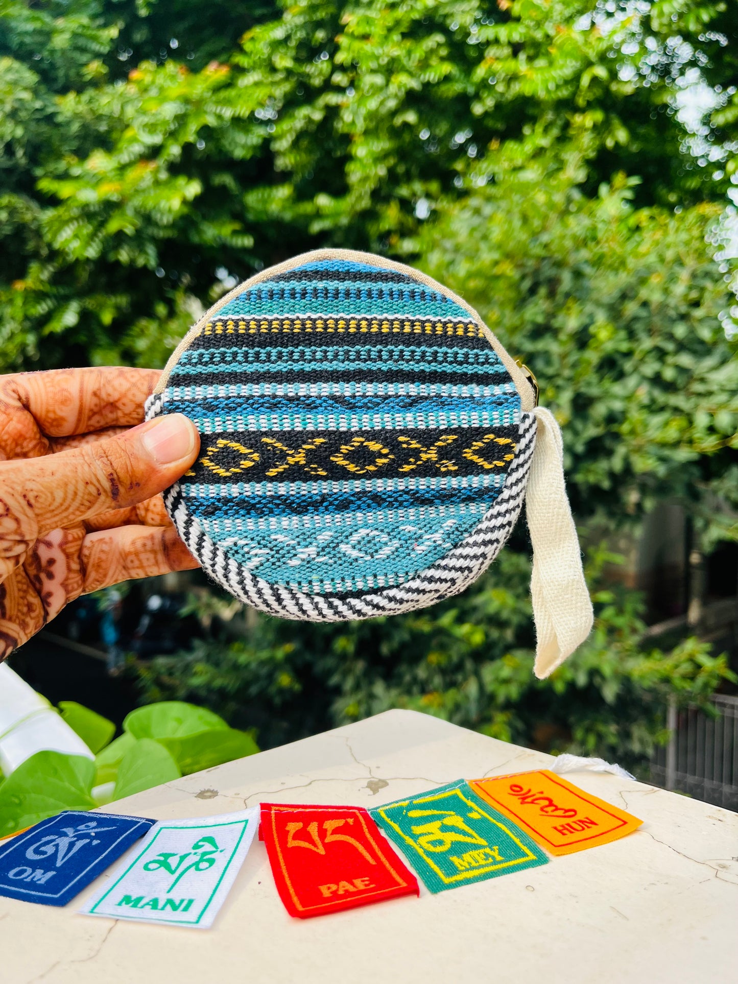 Mini Hemp Pouch (Round)