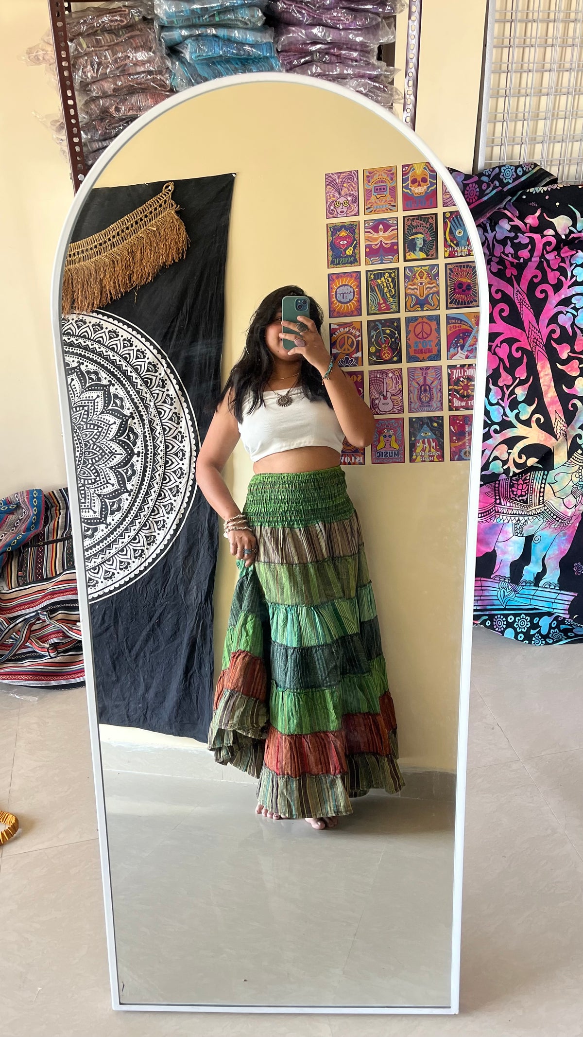 Boho Skirt - Forest