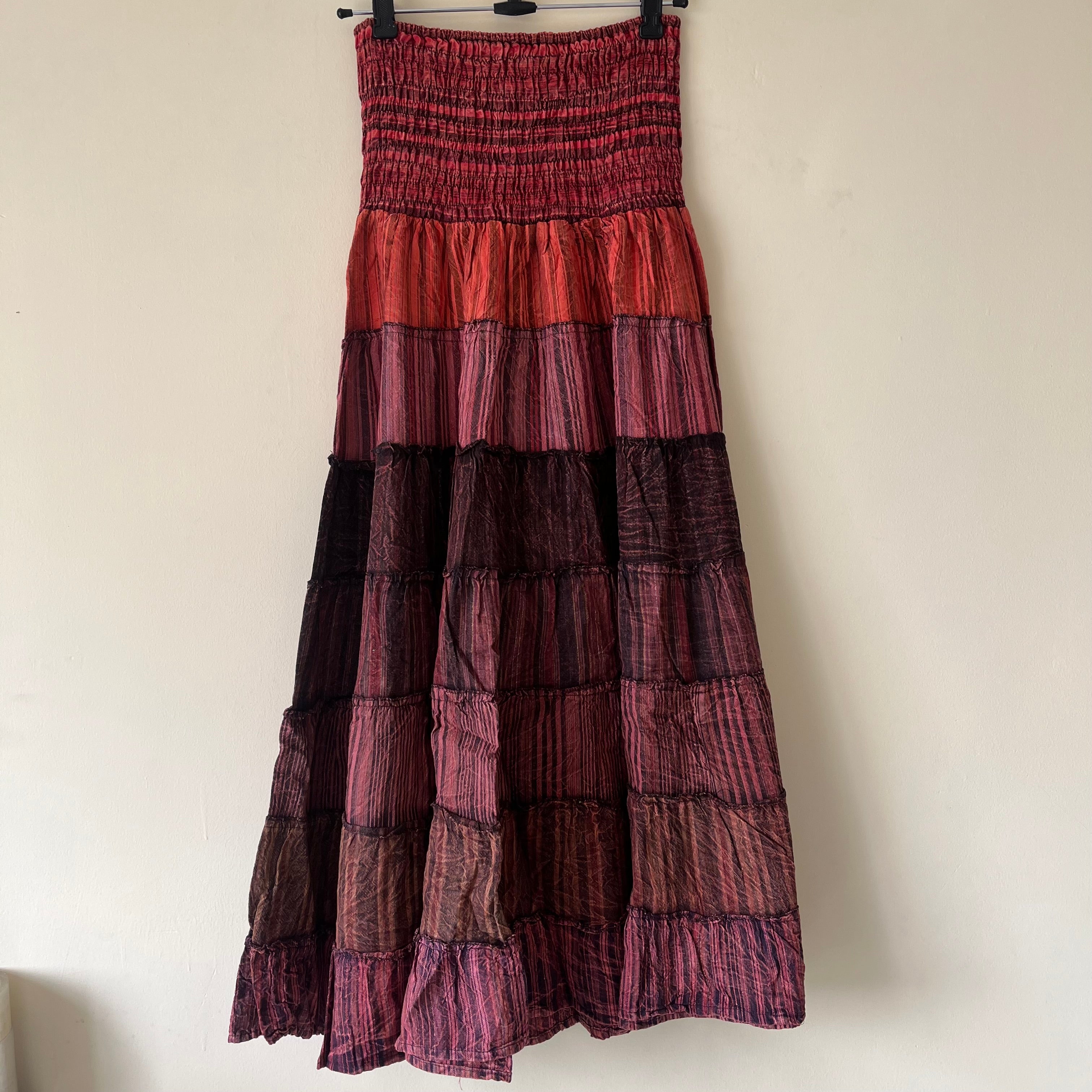 Boho Skirt - Sangria