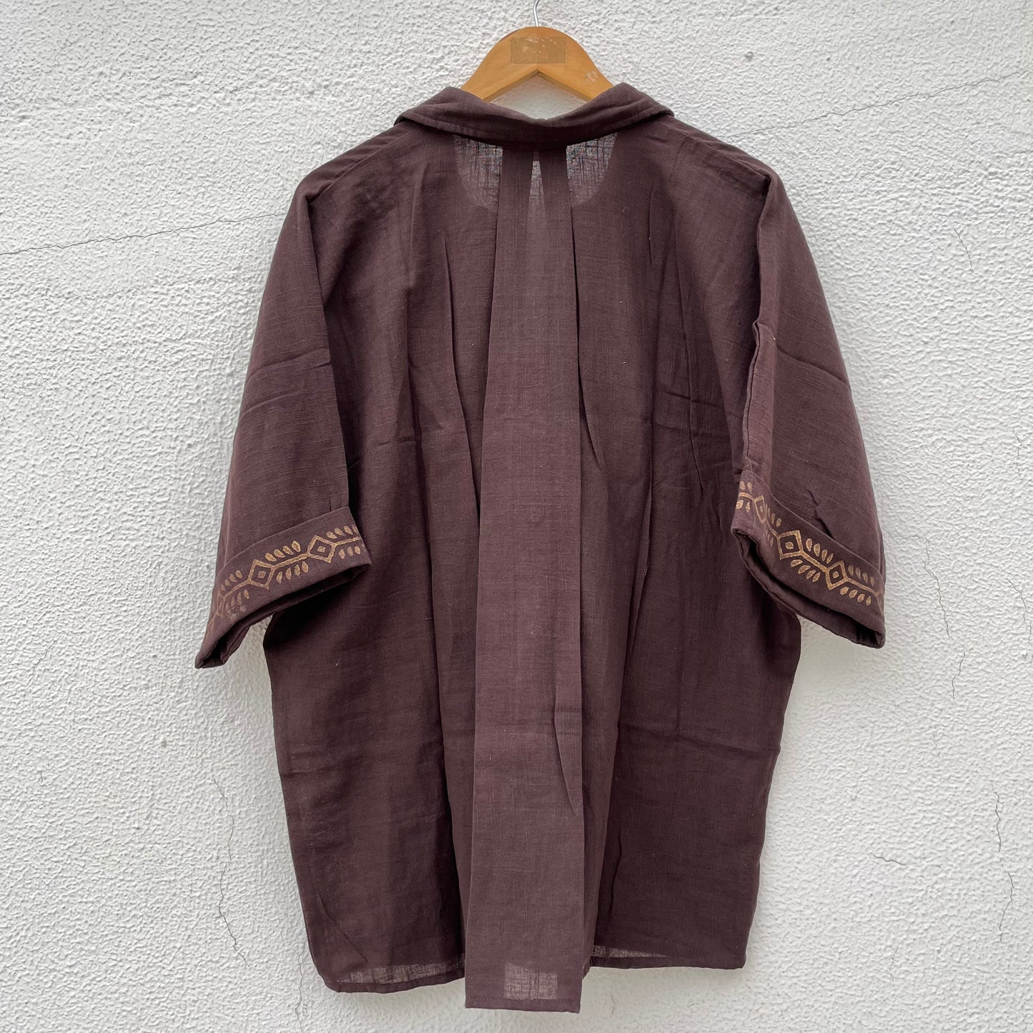 Rahgir Cotton Unisex Shirt 2.0 - Brown