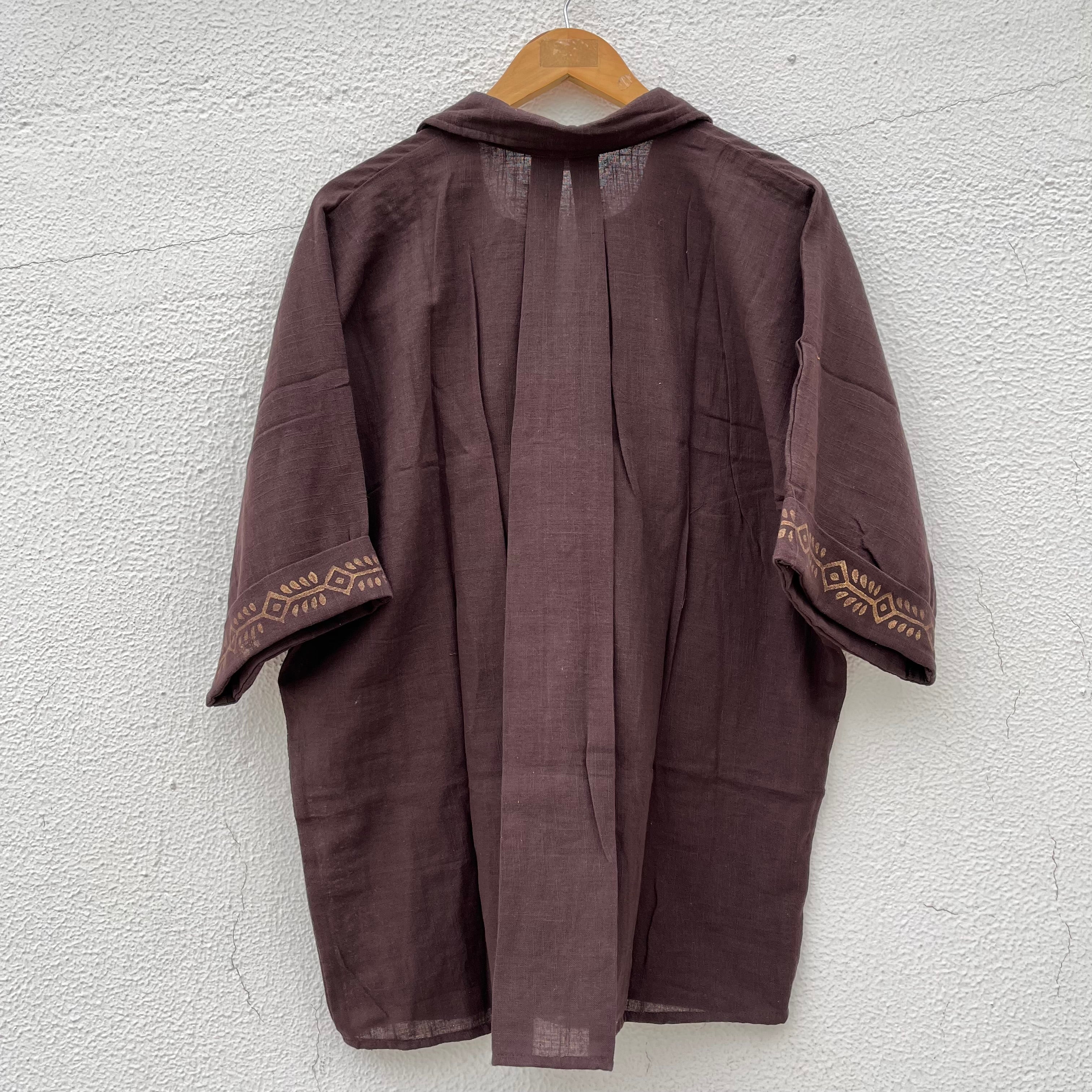Rahgir Cotton Oversize Shirt 2.0 - Brown
