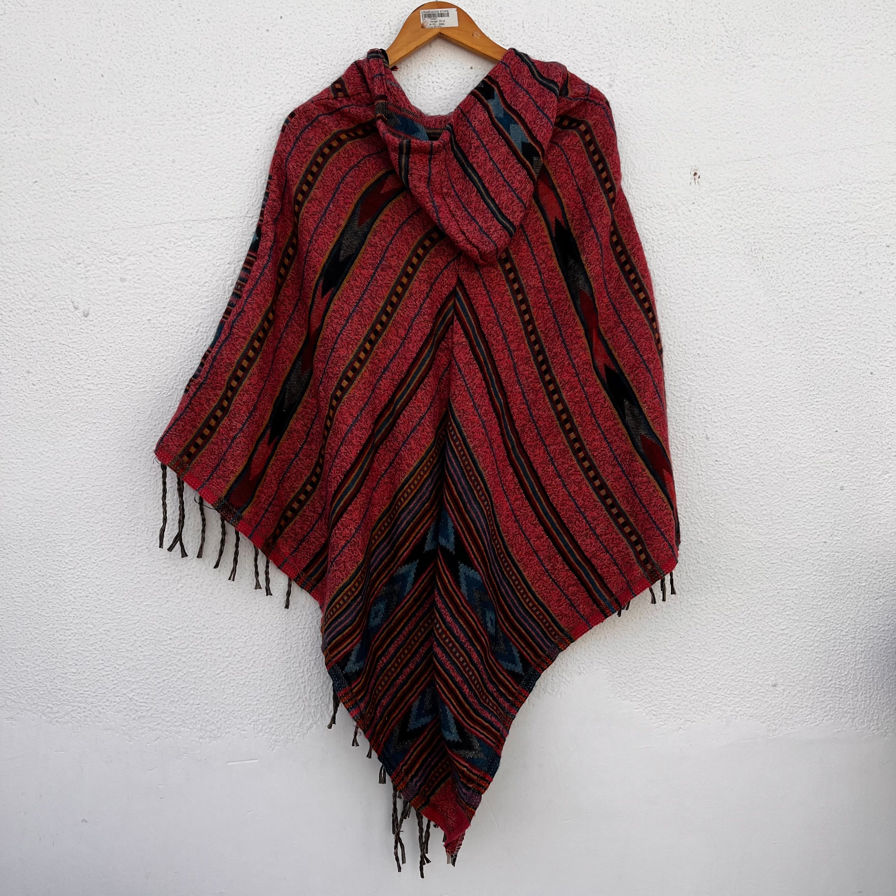 Pahadi Printed Poncho With Hood