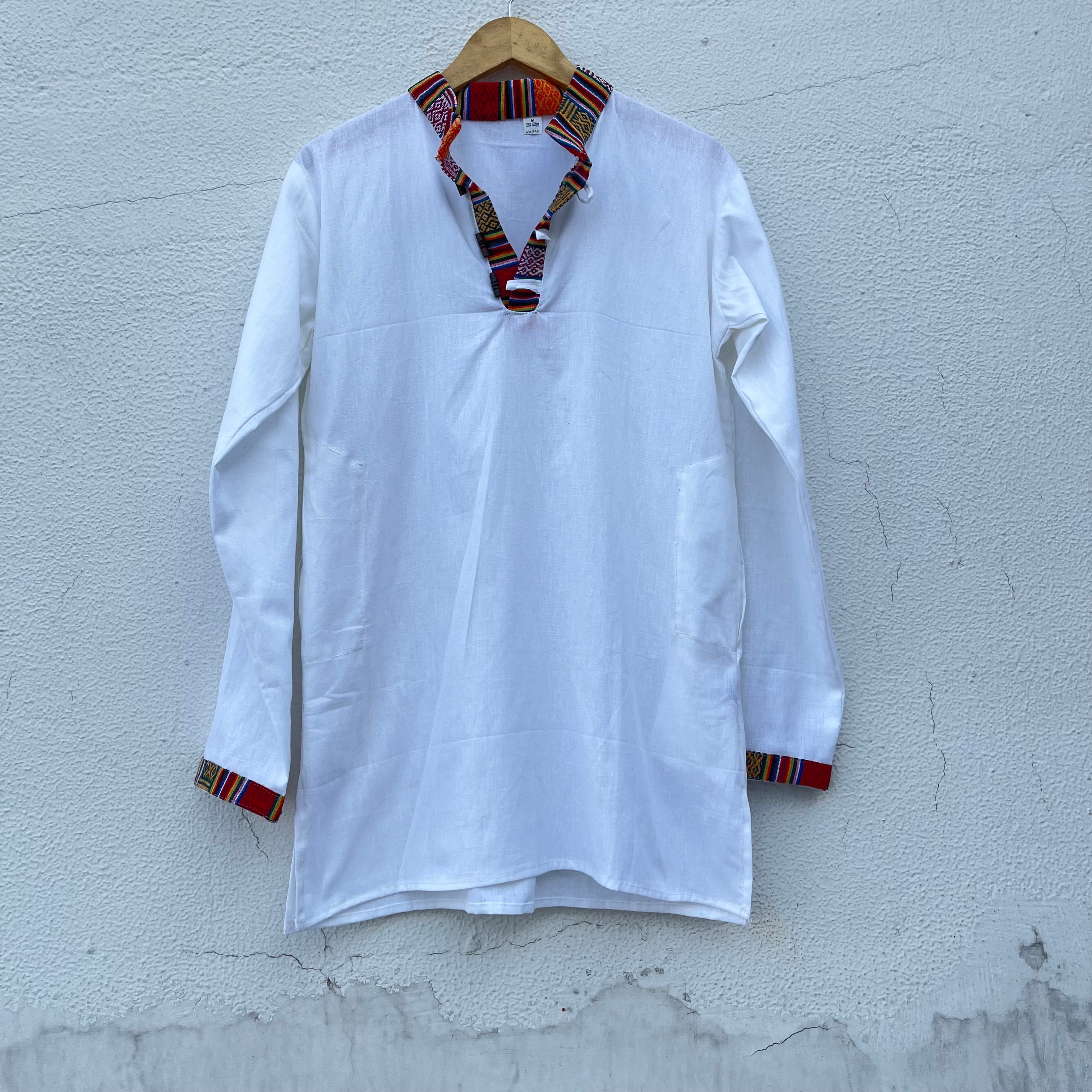 Nepali Kurta - White