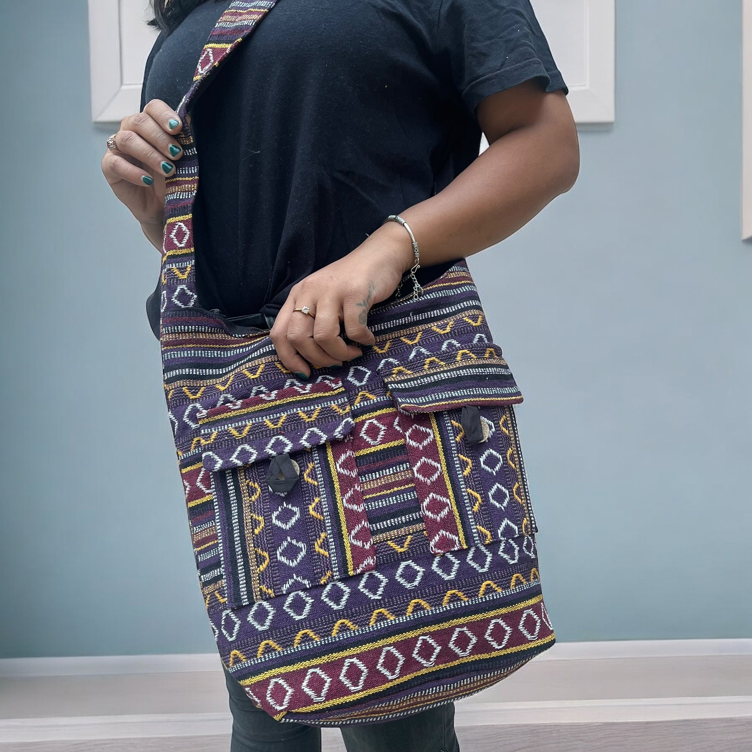 Big Hemp Jhola - Manmoji (Brown)