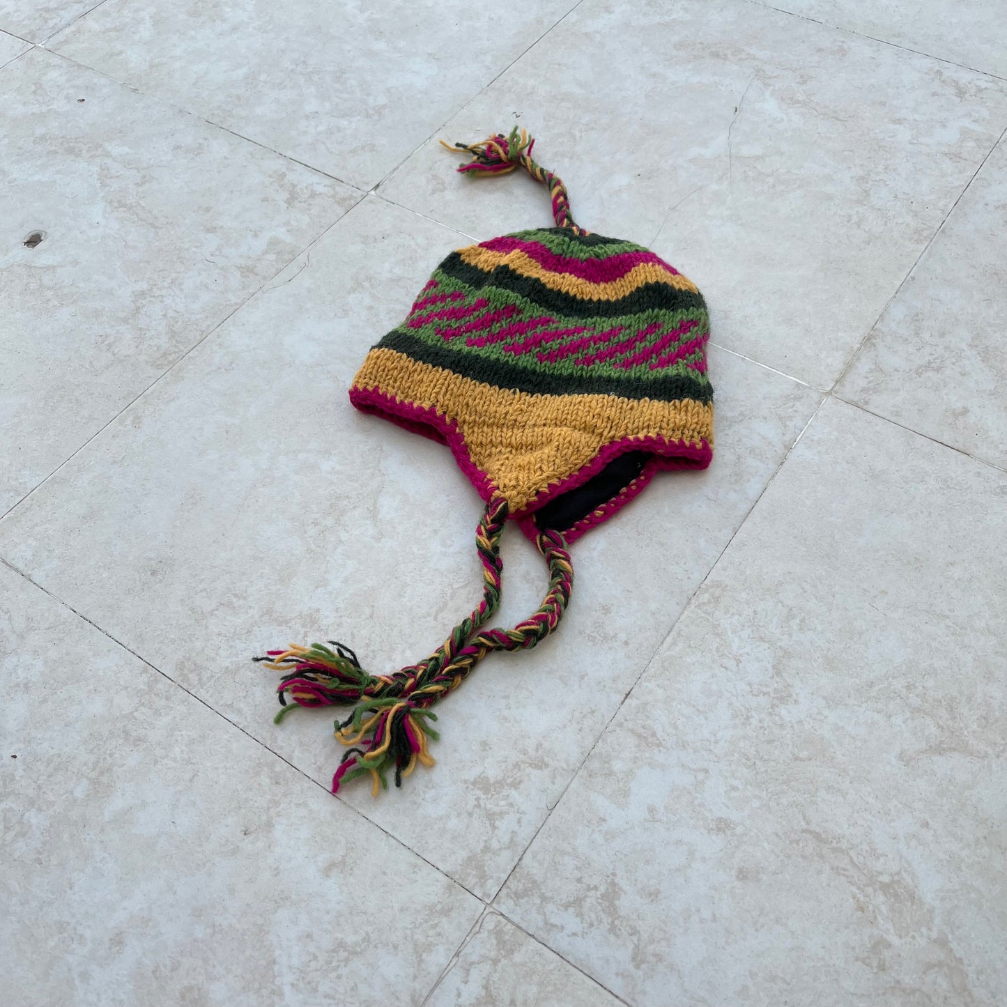 Winter Cap with braids