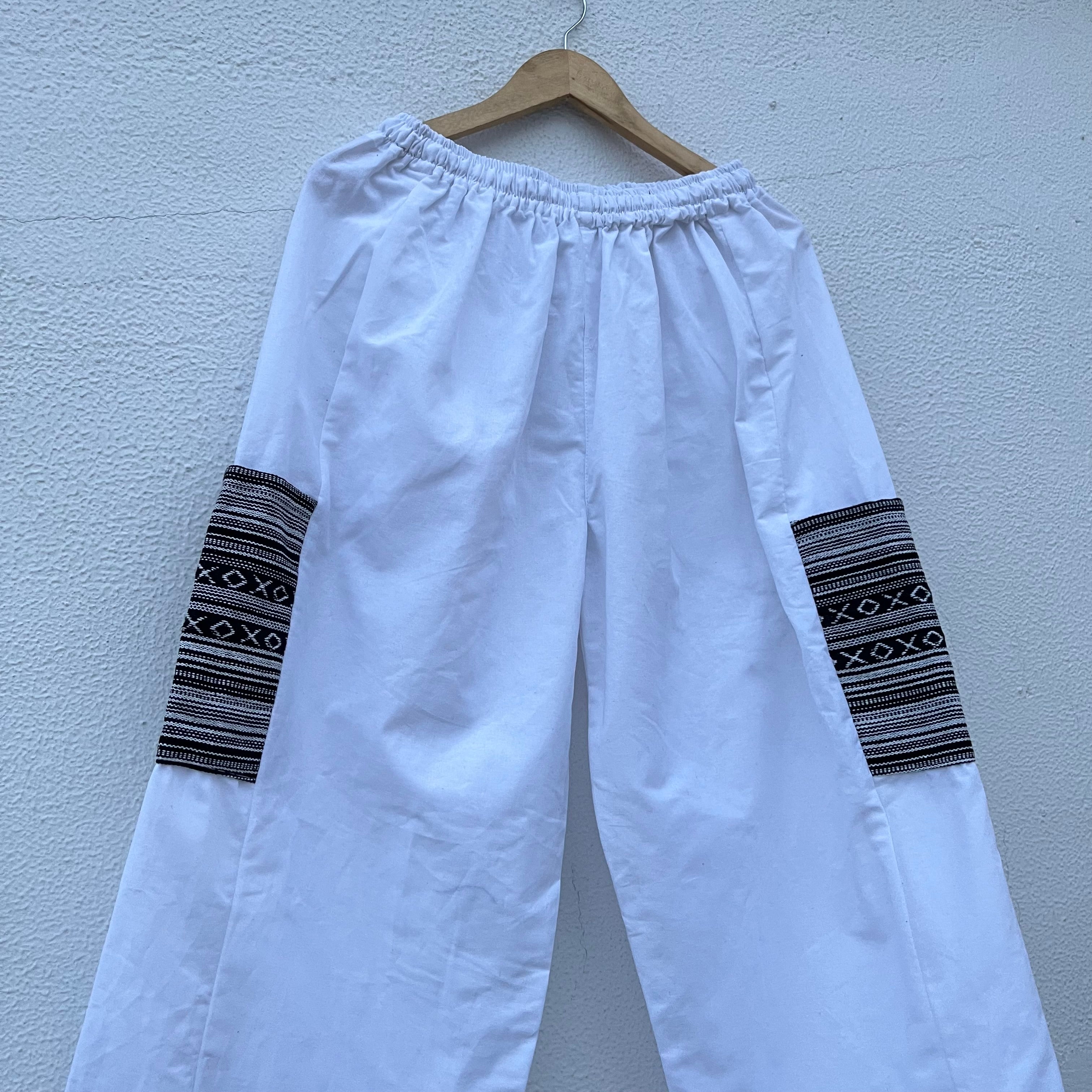 Pahadi Boho Pants - White