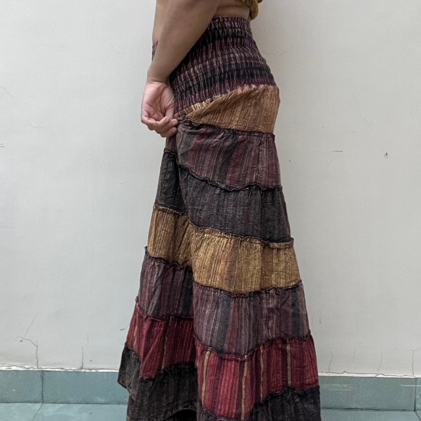 Boho Skirt - Wood