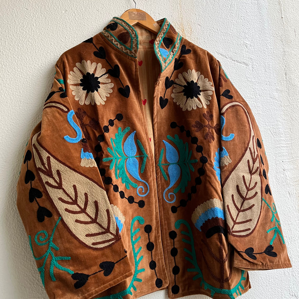 Jaipuri Thread Velvet Jacket