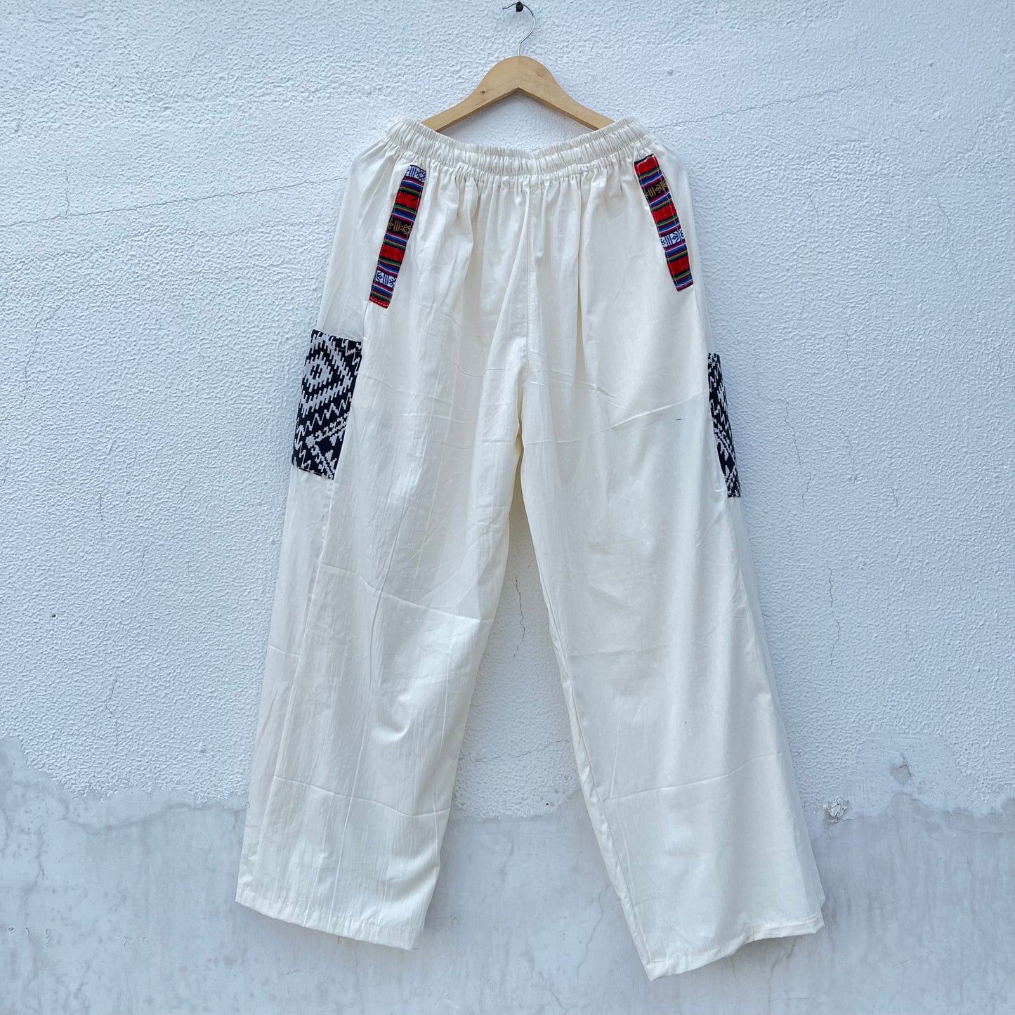 Pahadi Boho Pants - Cream