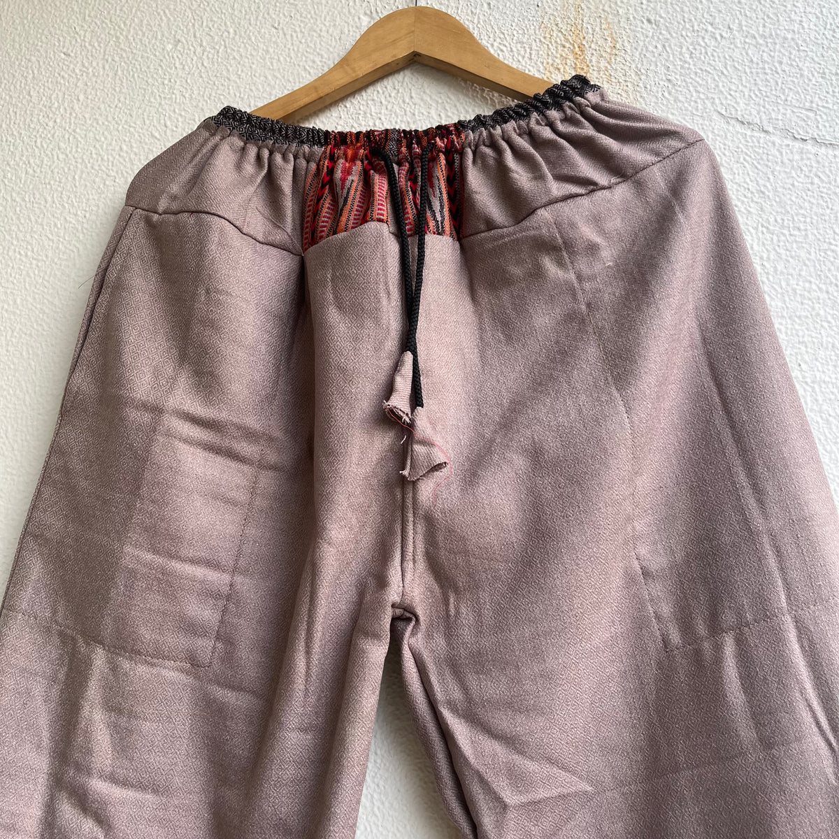 Woollen Kullu 3 Patti Pants- Grey