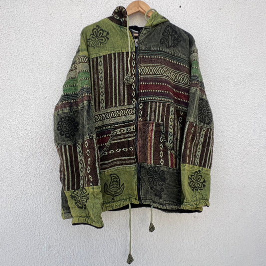 Pahadi Thread Jacket - Forest
