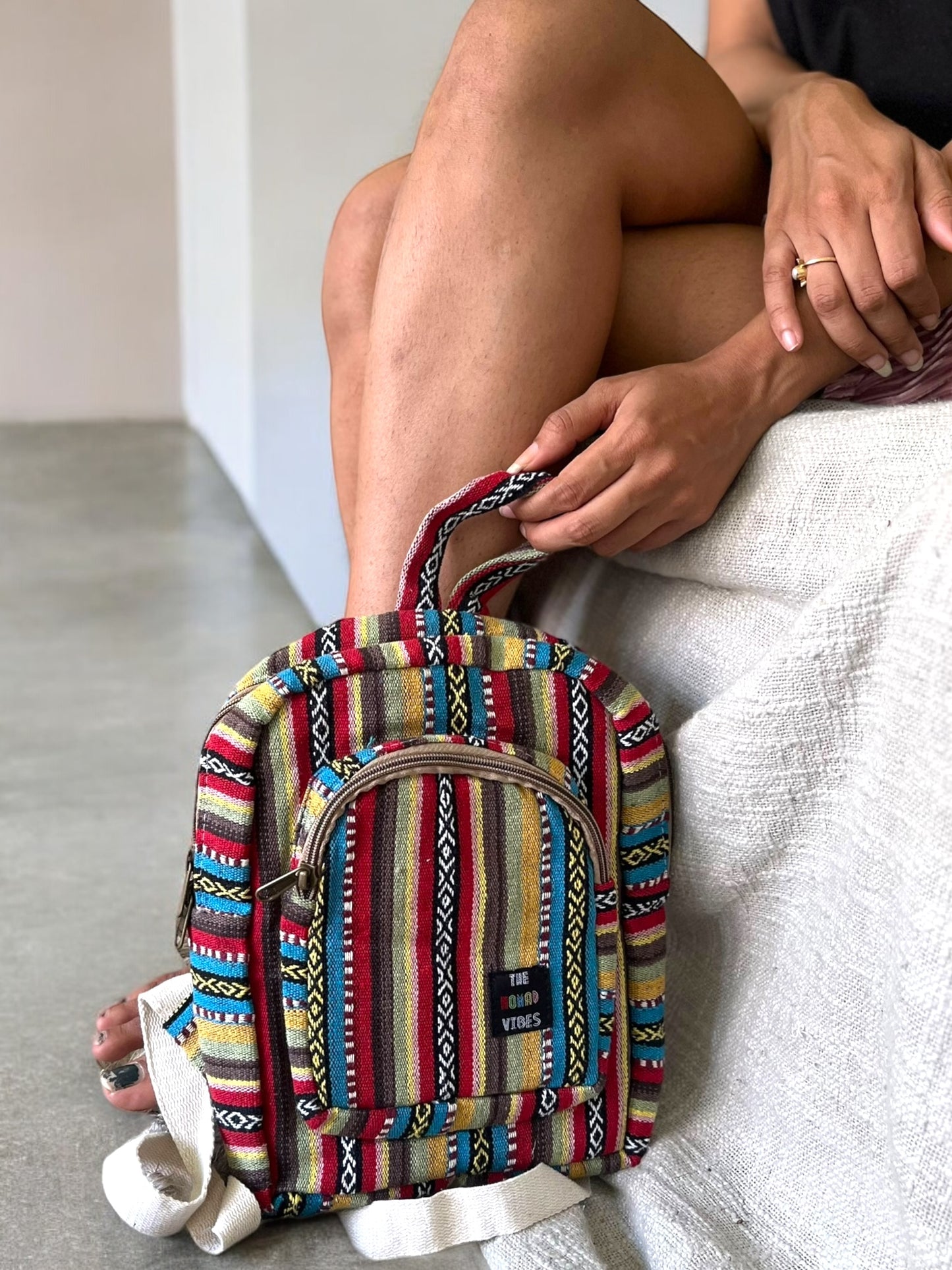 hemp backpack mini Mini Hemp Backpack – The Nomad Vibes