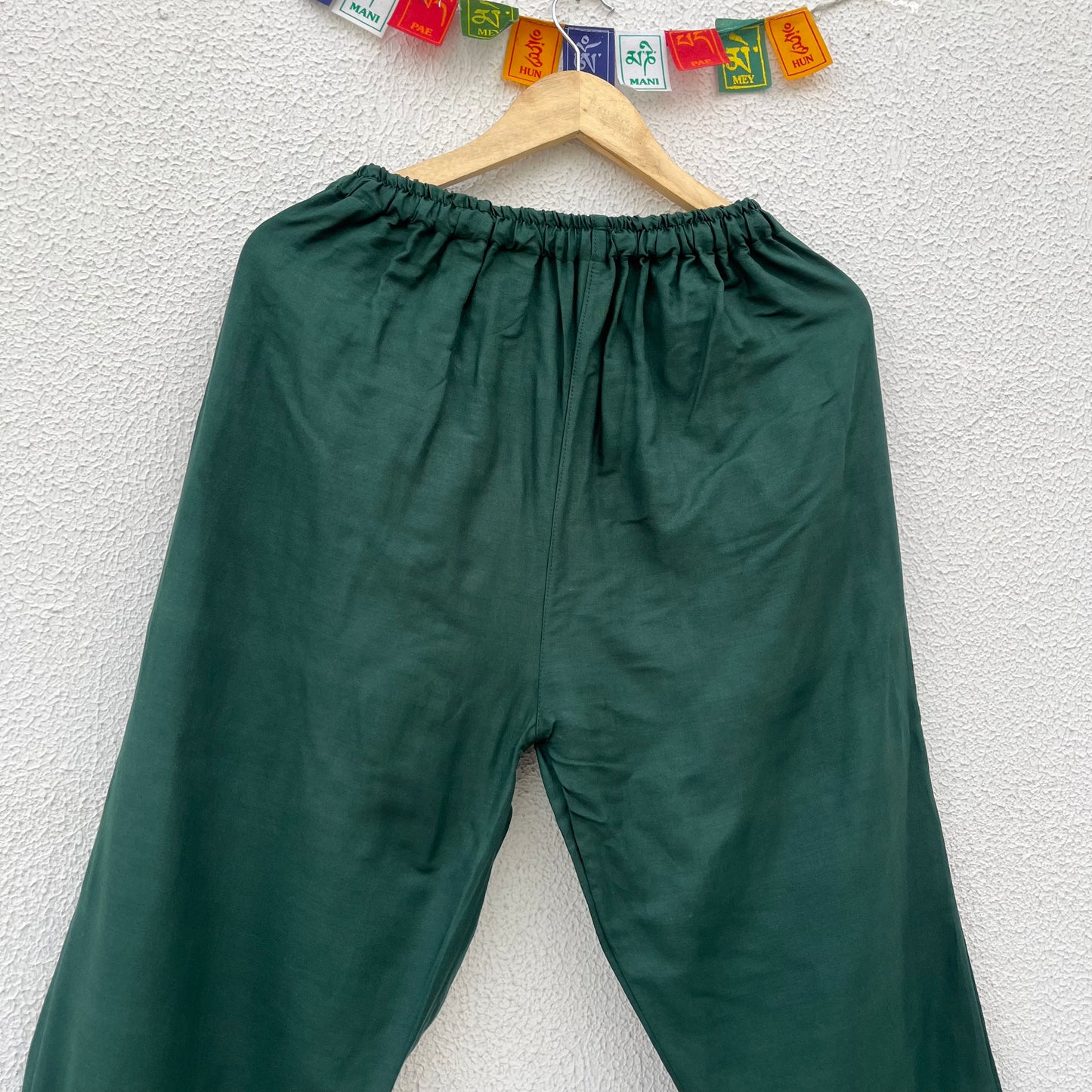 7 Chakra Pants - Dark Green (Multicolour)