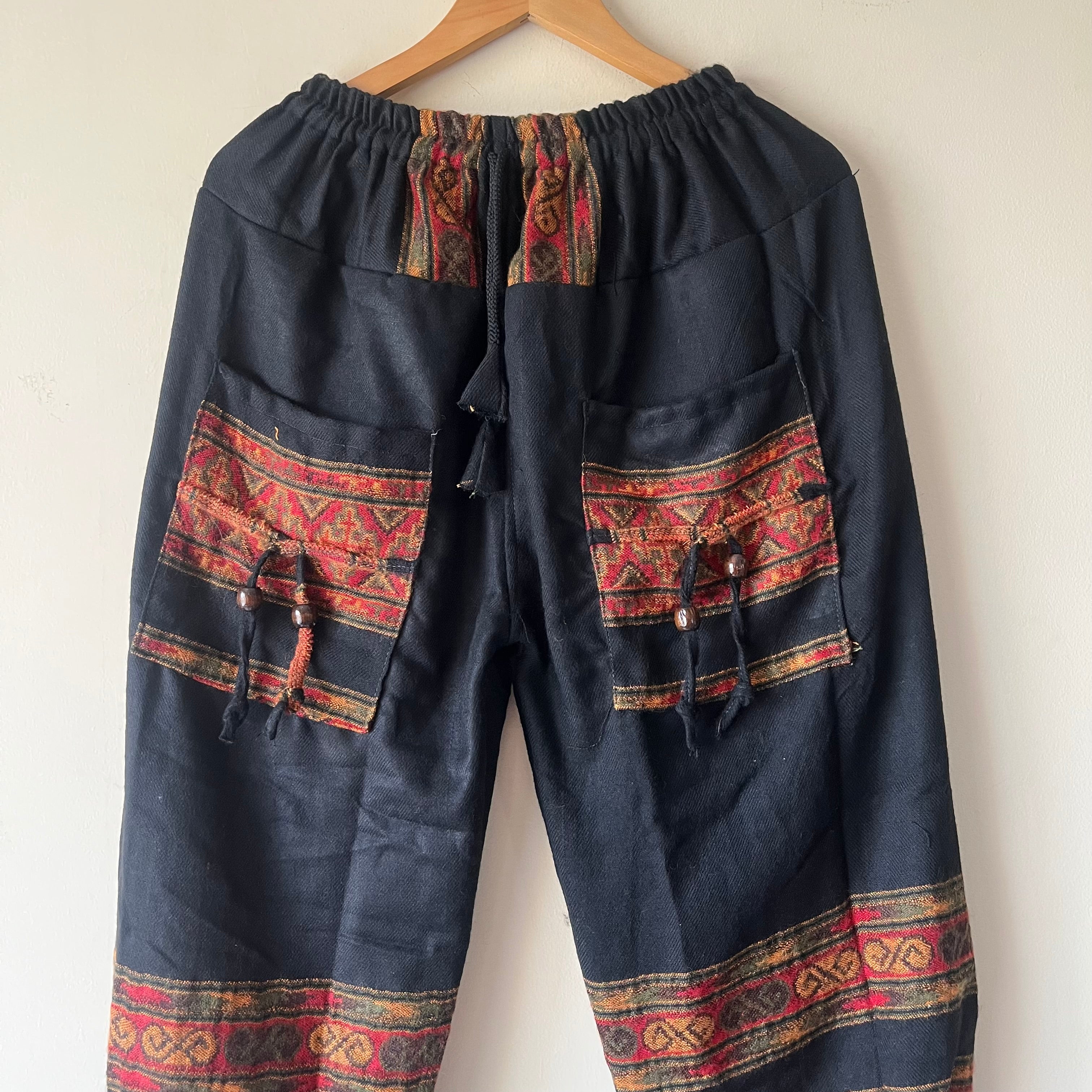 Combo Set - 3 Patti Poncho + 3 Patti Pants (Black)