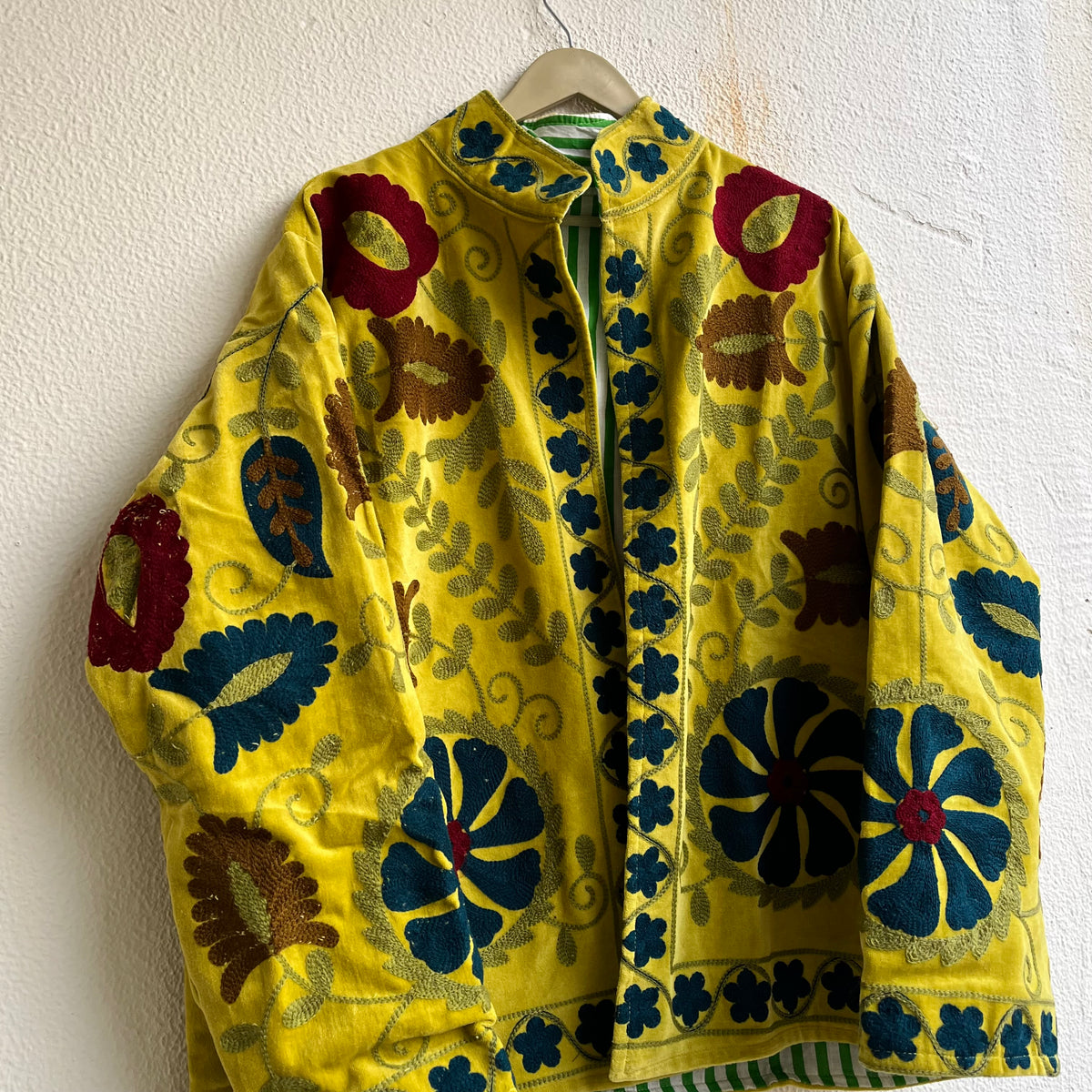 Jaipuri Thread Velvet Jacket