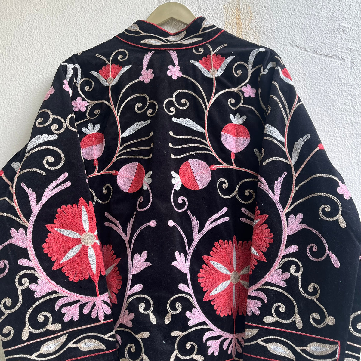 Jaipuri Thread Velvet Jacket