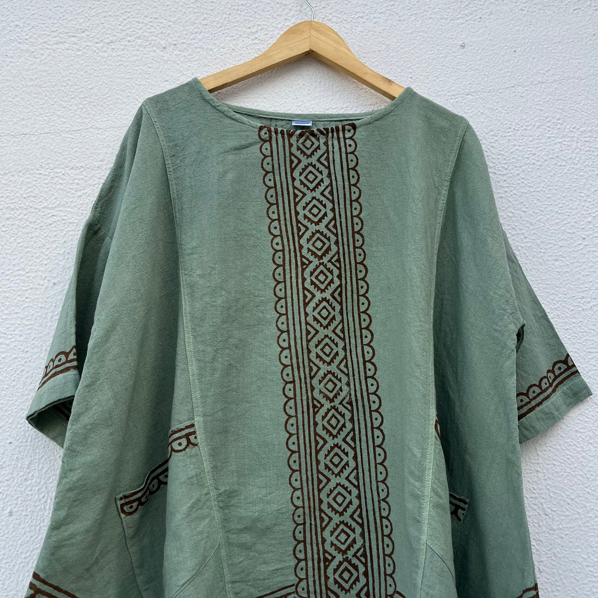 Bairan Cotton Top- Sage Green