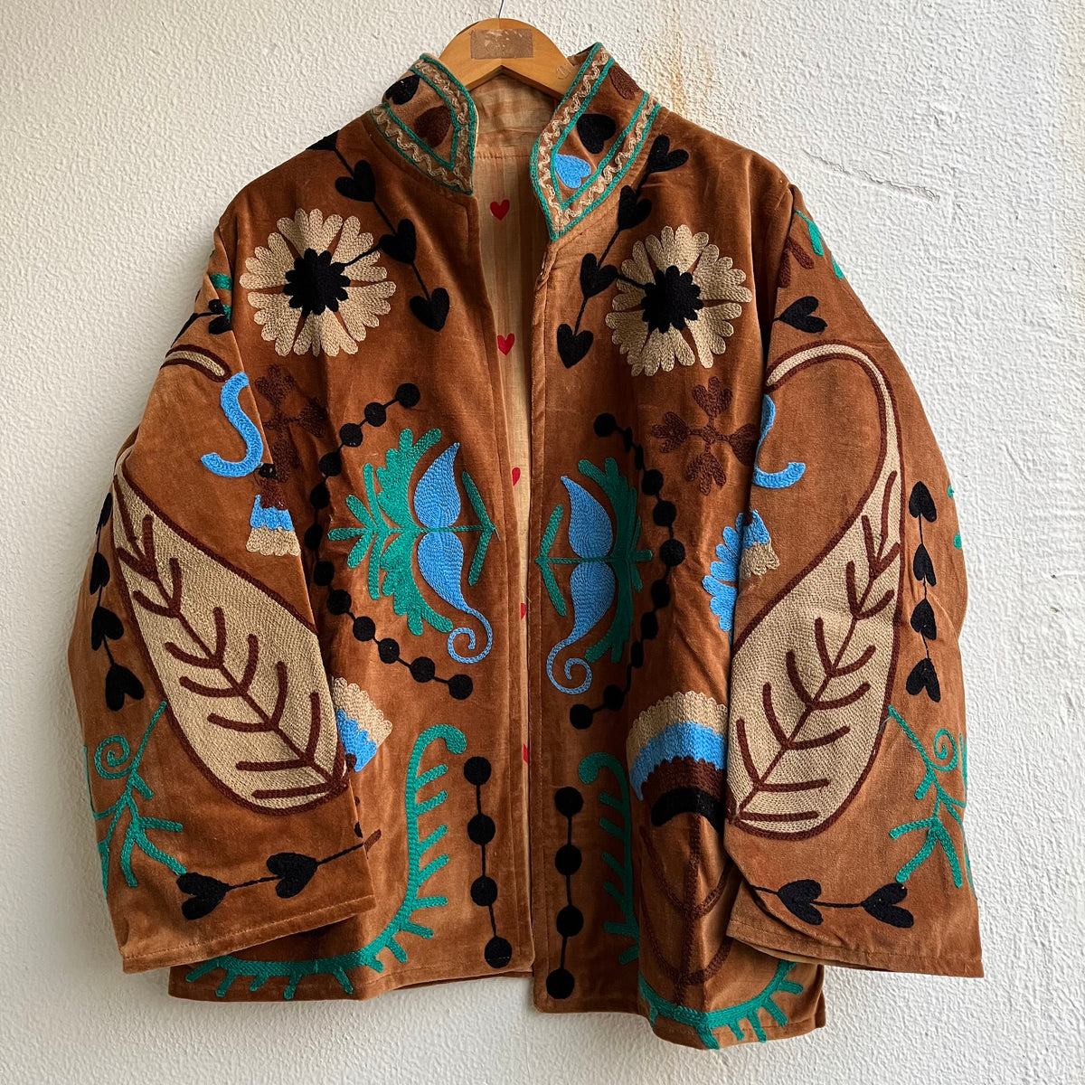 Jaipuri Thread Velvet Jacket