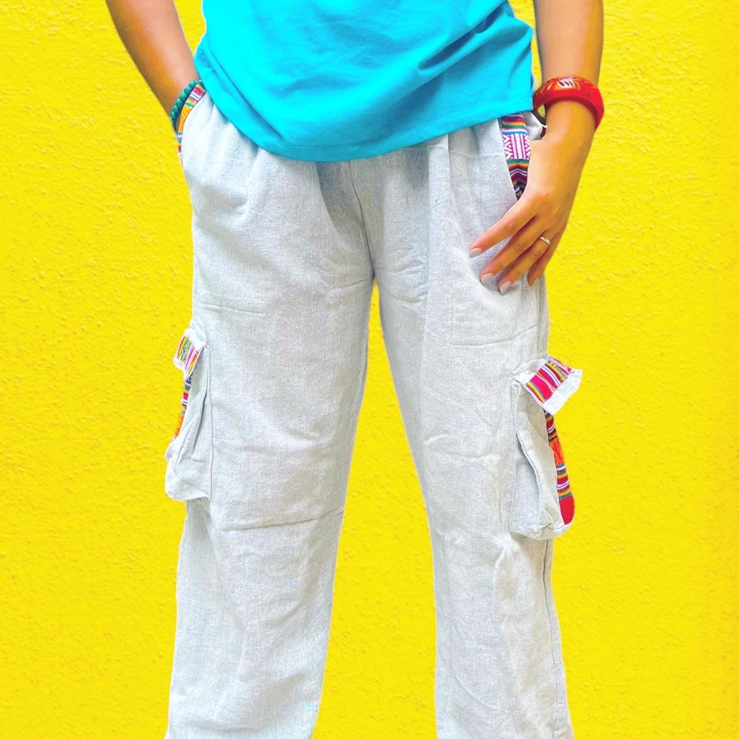 Pahadi Cargo Pants - Ivory