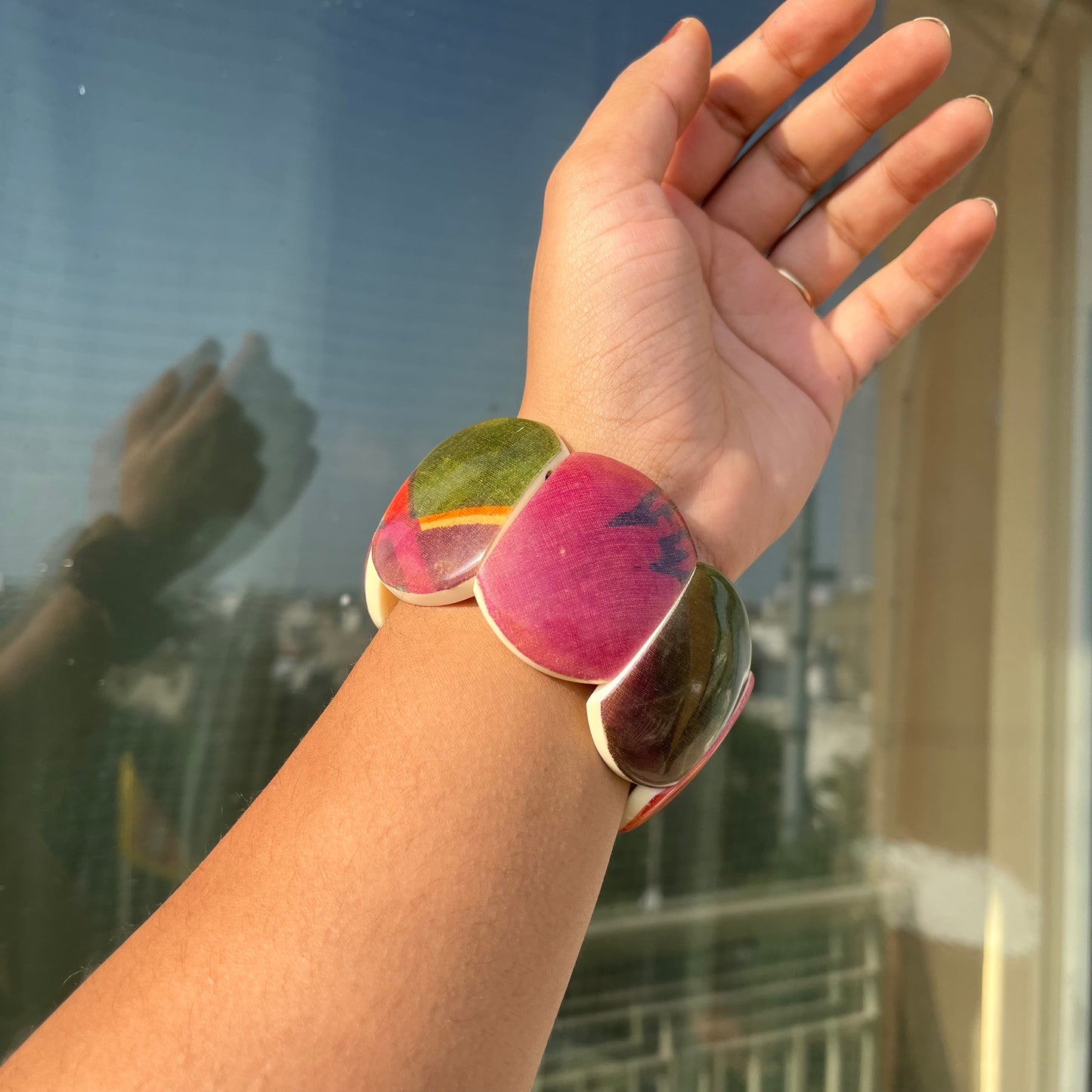 Vintage Acrylic Bracelet