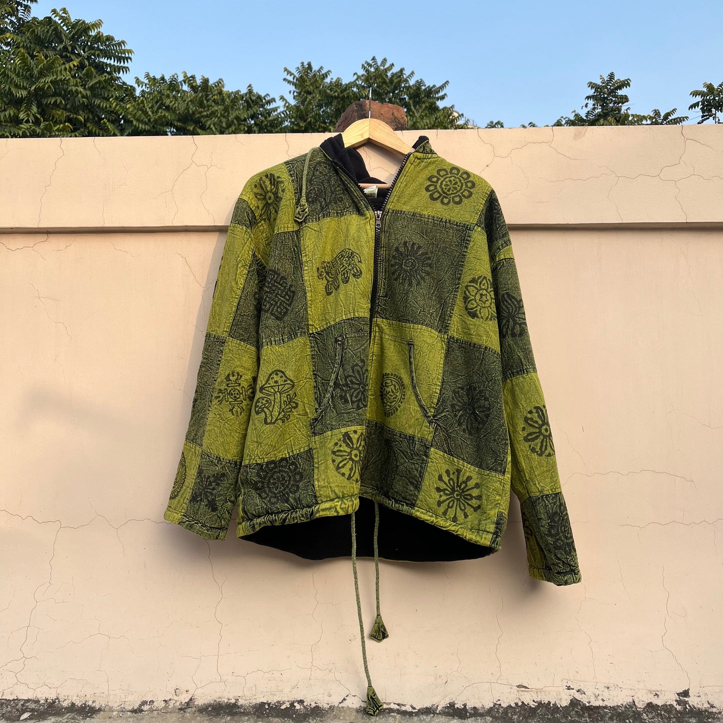 Pahadi Nepali Jacket- Forest