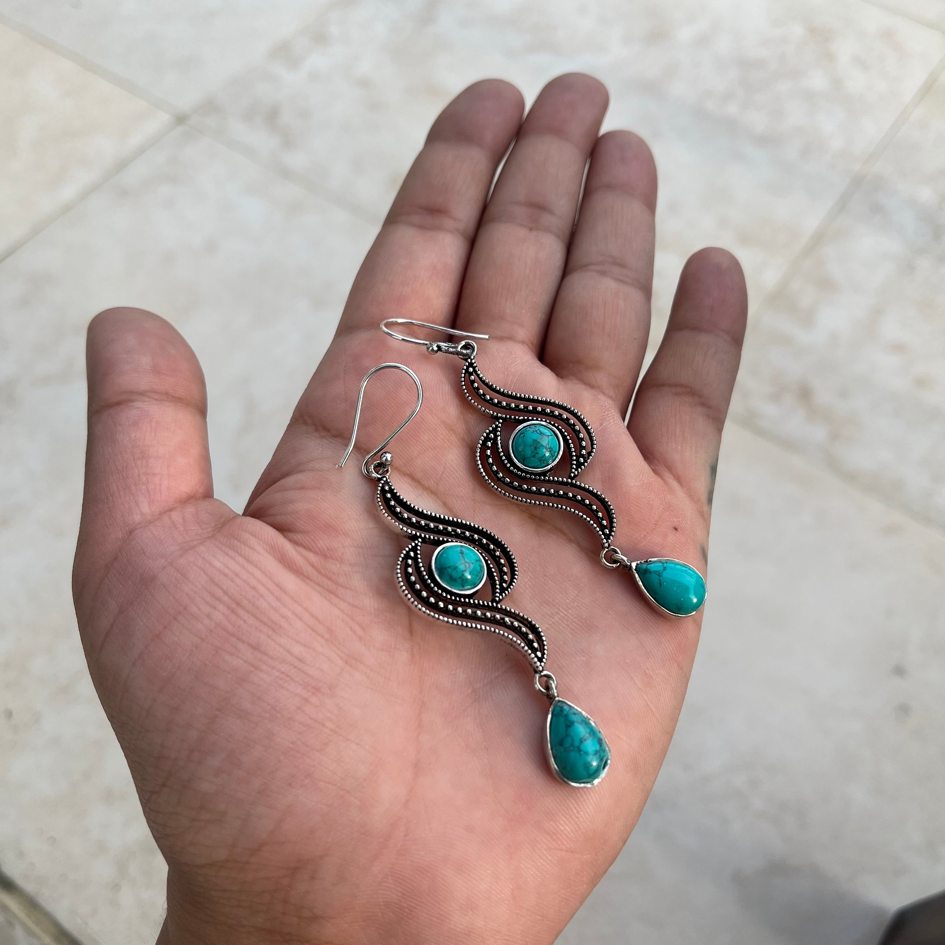 Blue Eye Earrings