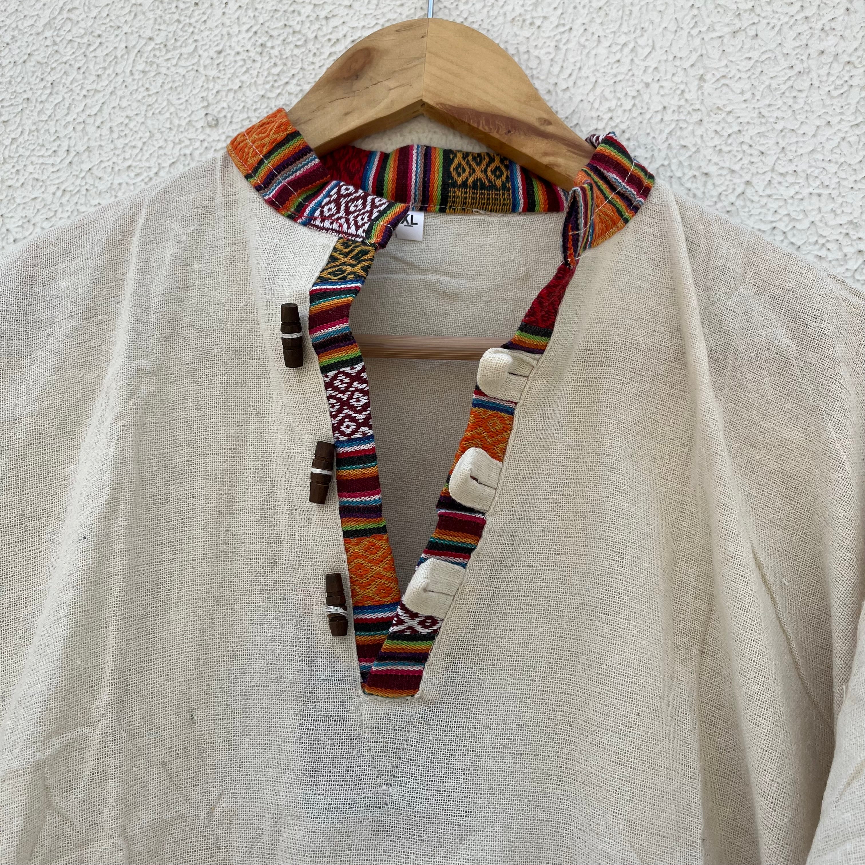 Nepali Kurta - Cream